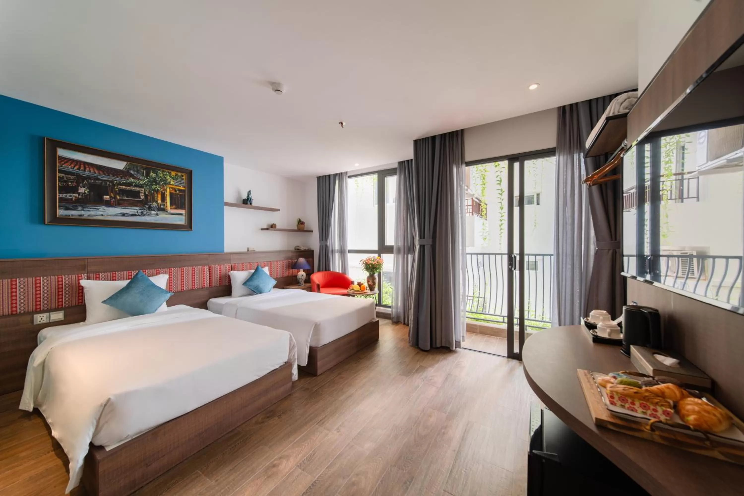 Bed in Aaron Boutique Hotel