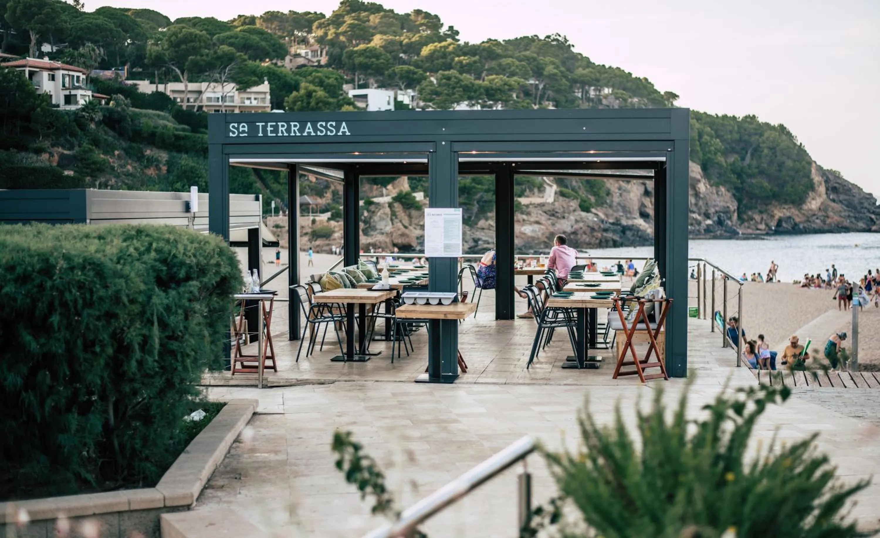 Balcony/Terrace in Hostal Ses Negres