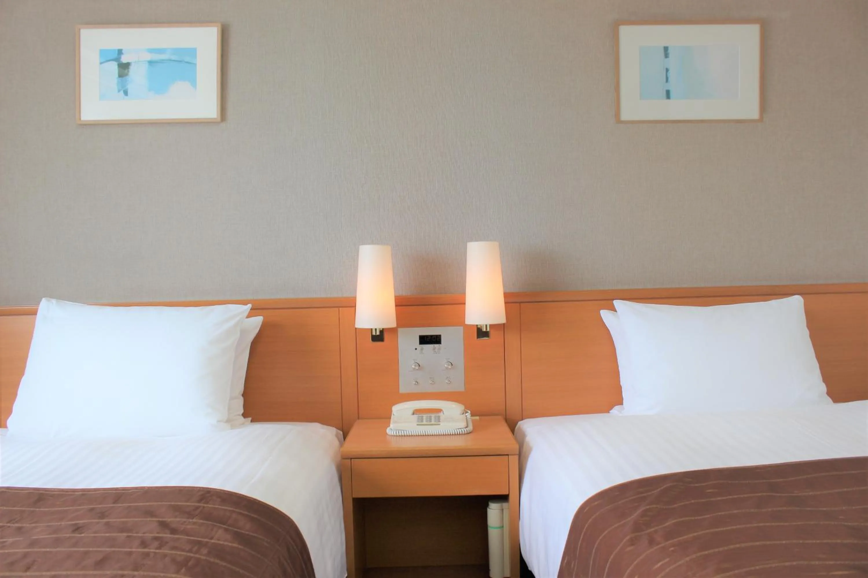 Bed in Hotel Hokke Club Hakodate
