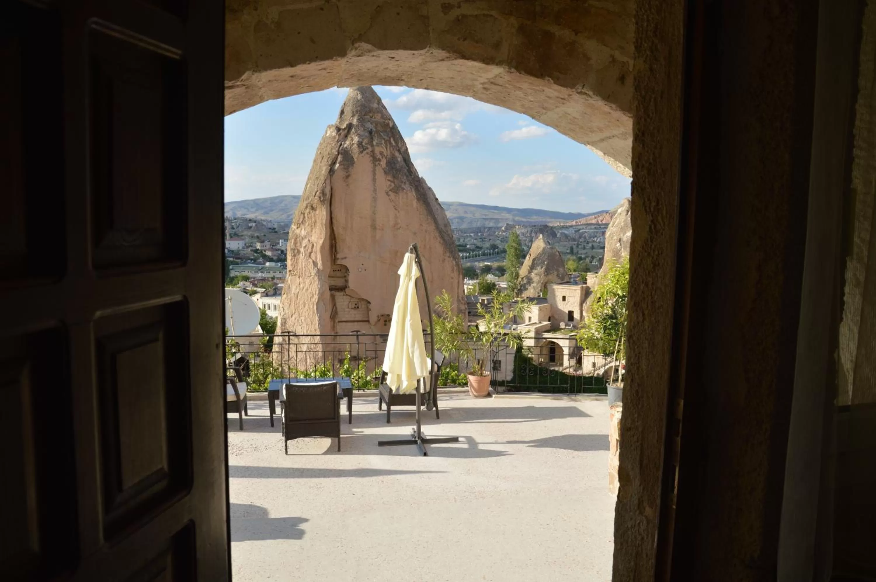 City view in Elite Cave Suites