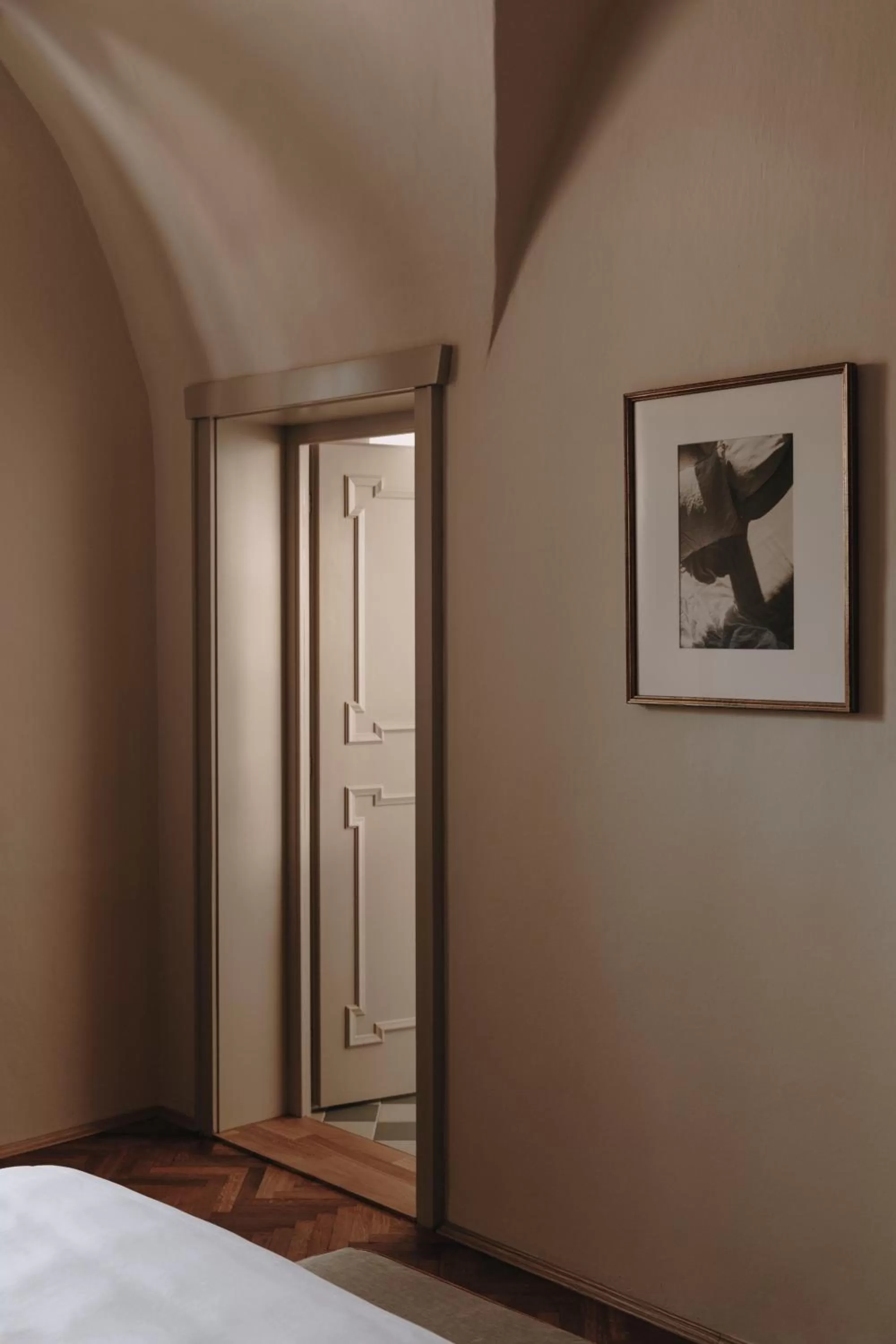 Bedroom, Bed in Parkhotel Mondschein, a Member of Design Hotels