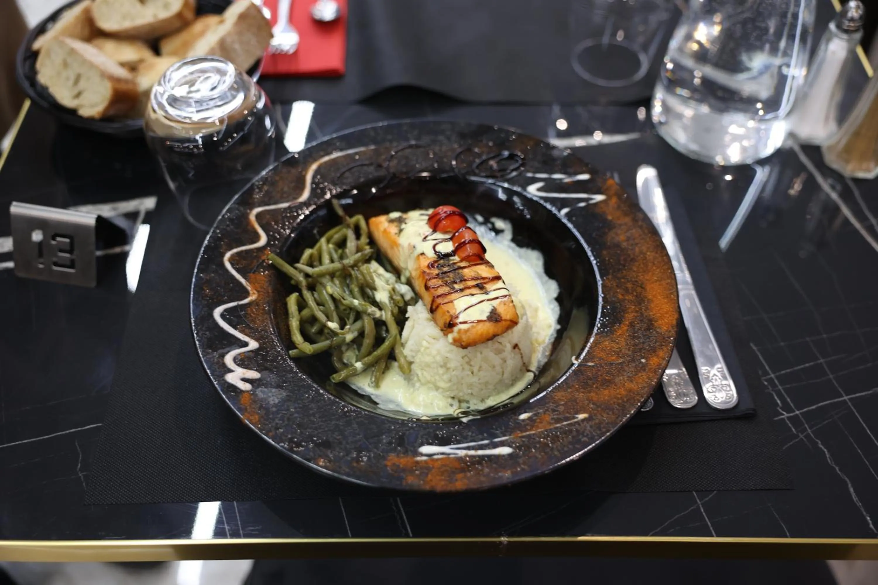 Dinner in Hôtel Restaurant Clément ADER