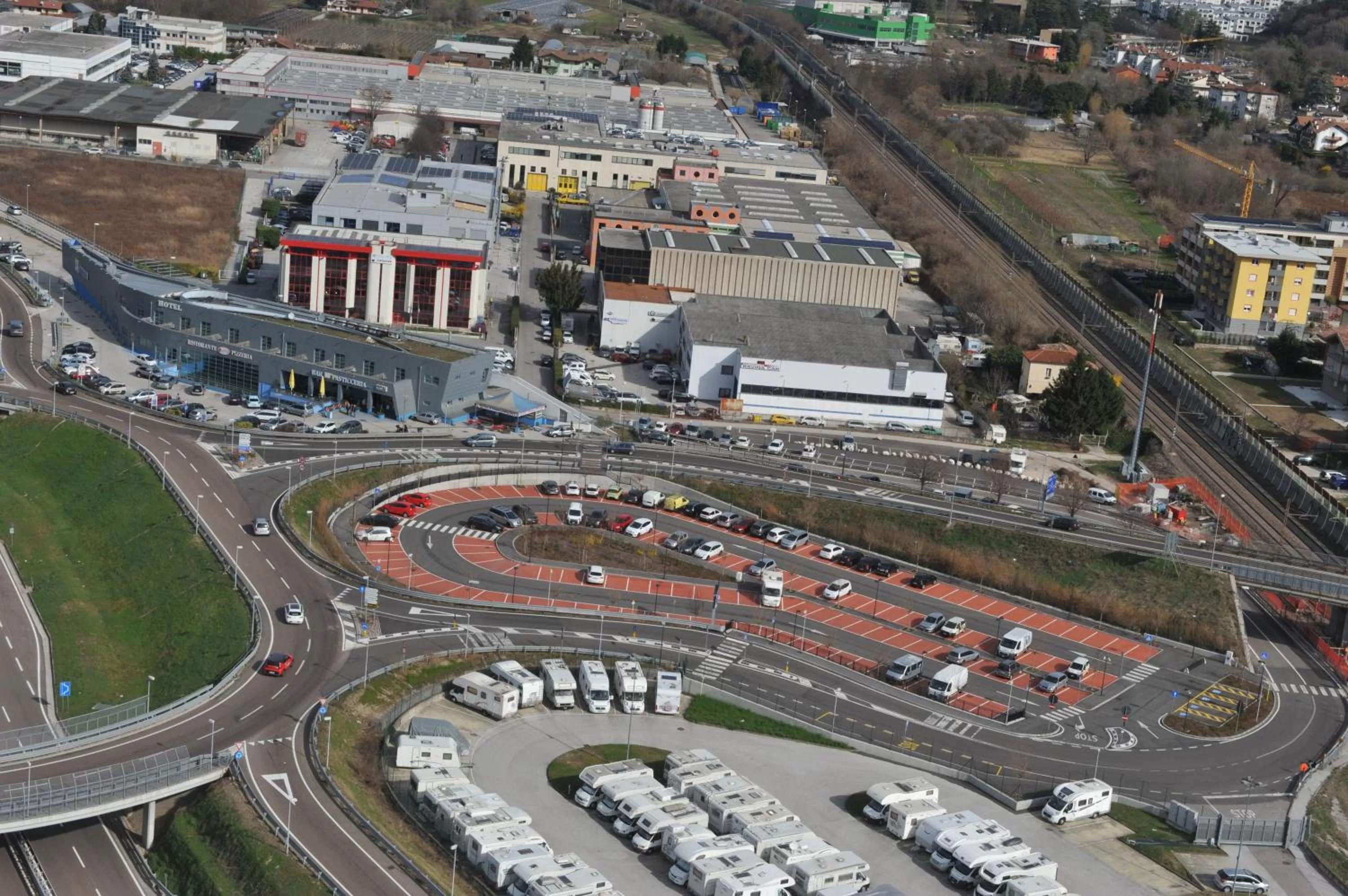 Bird's eye view in Al Marinaio Hotel Garni