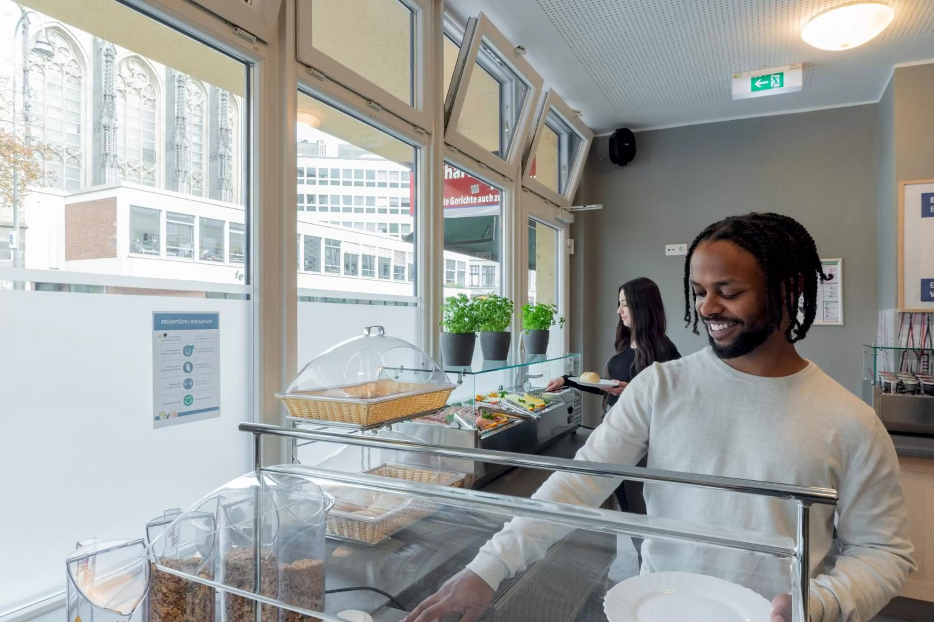 Buffet breakfast in a&o Köln Dom