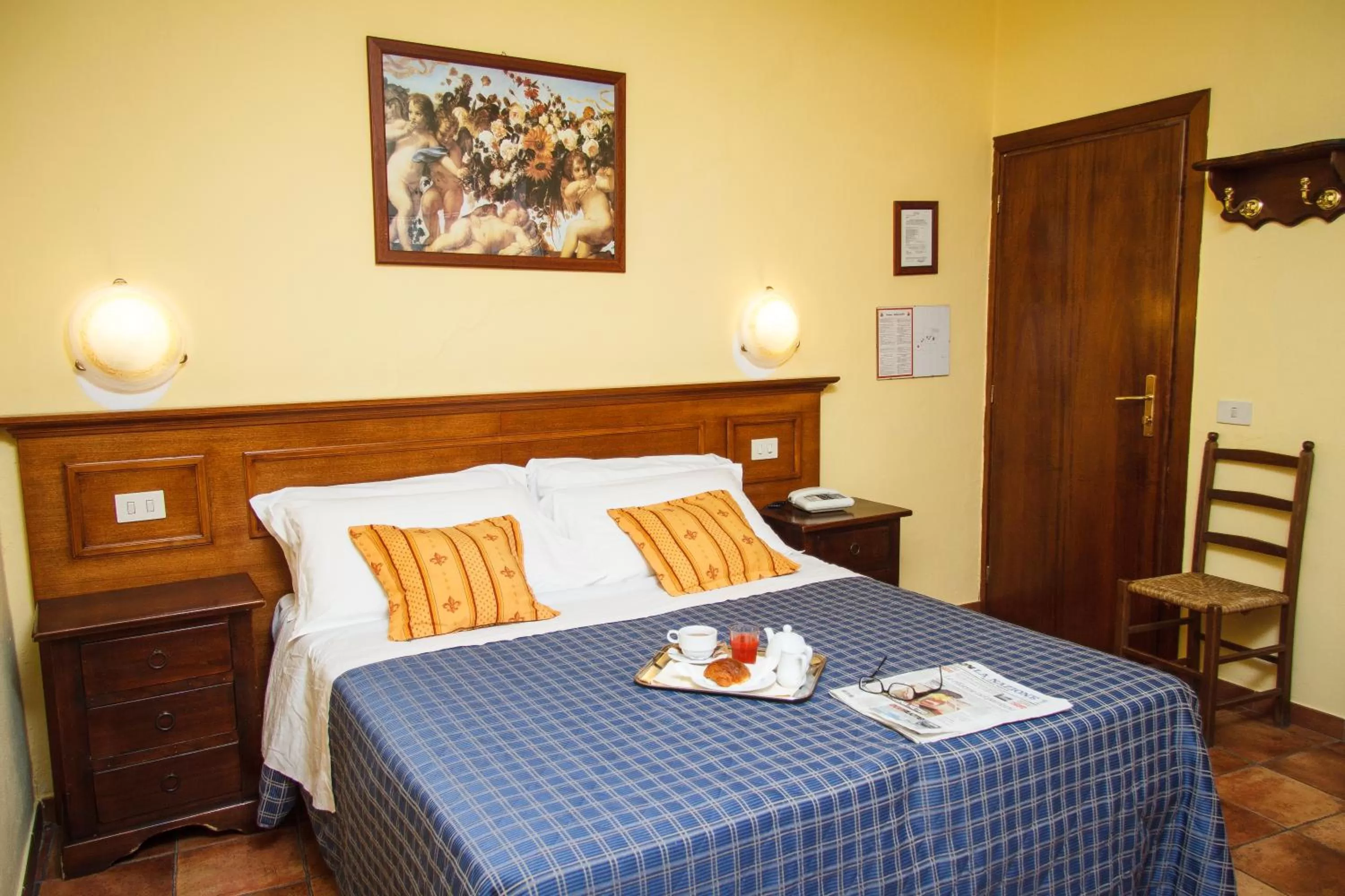 Bedroom, Bed in Hotel Nizza