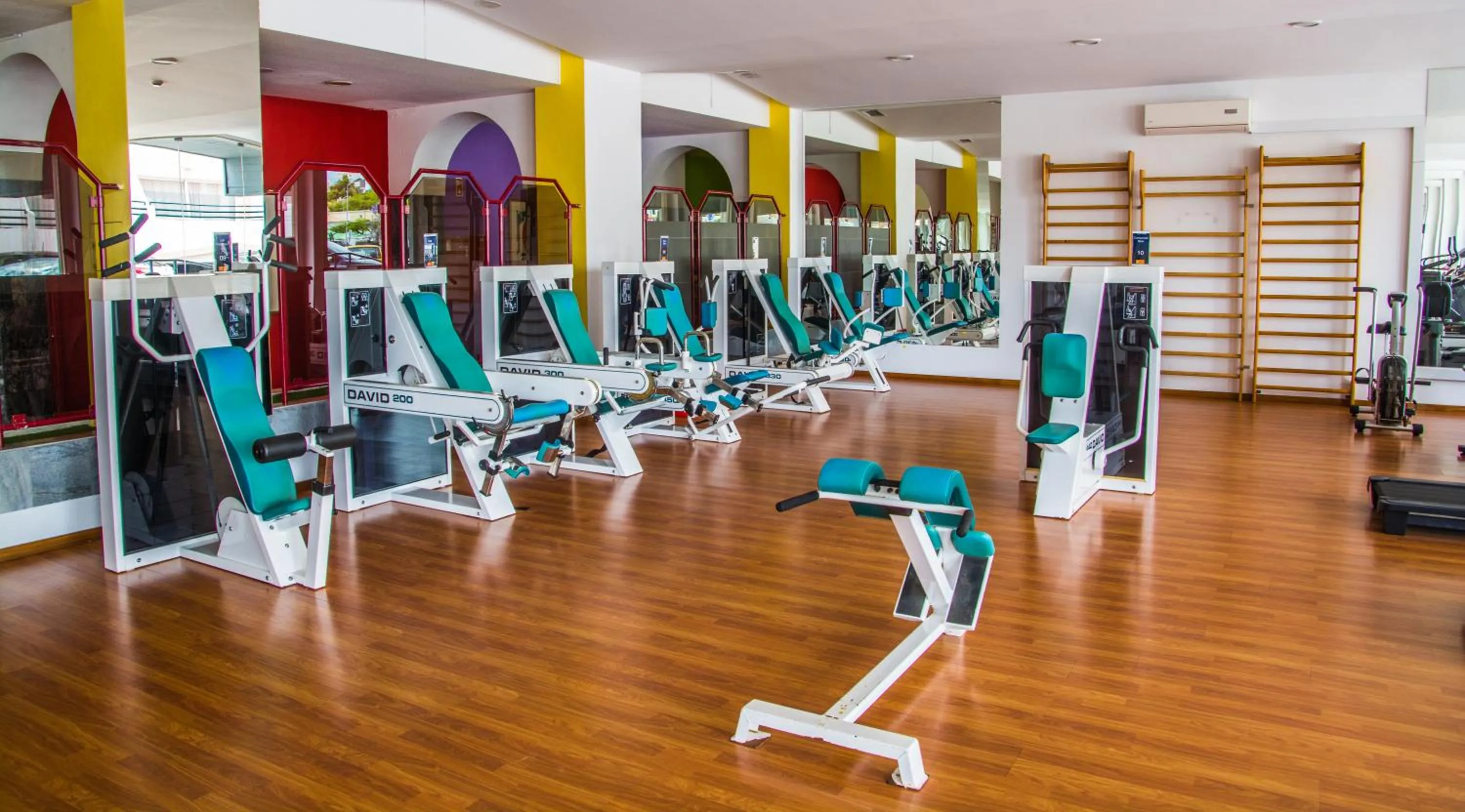 Fitness centre/facilities in Luna Hotel da Oura