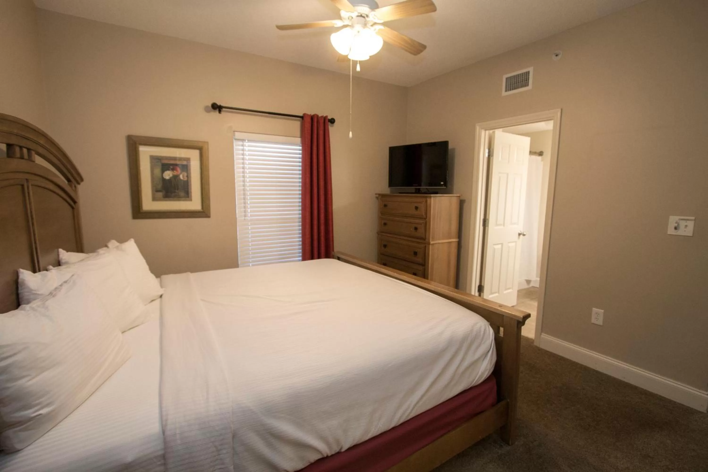 Bed in Majestic Beach Resort, Panama City Beach, Fl