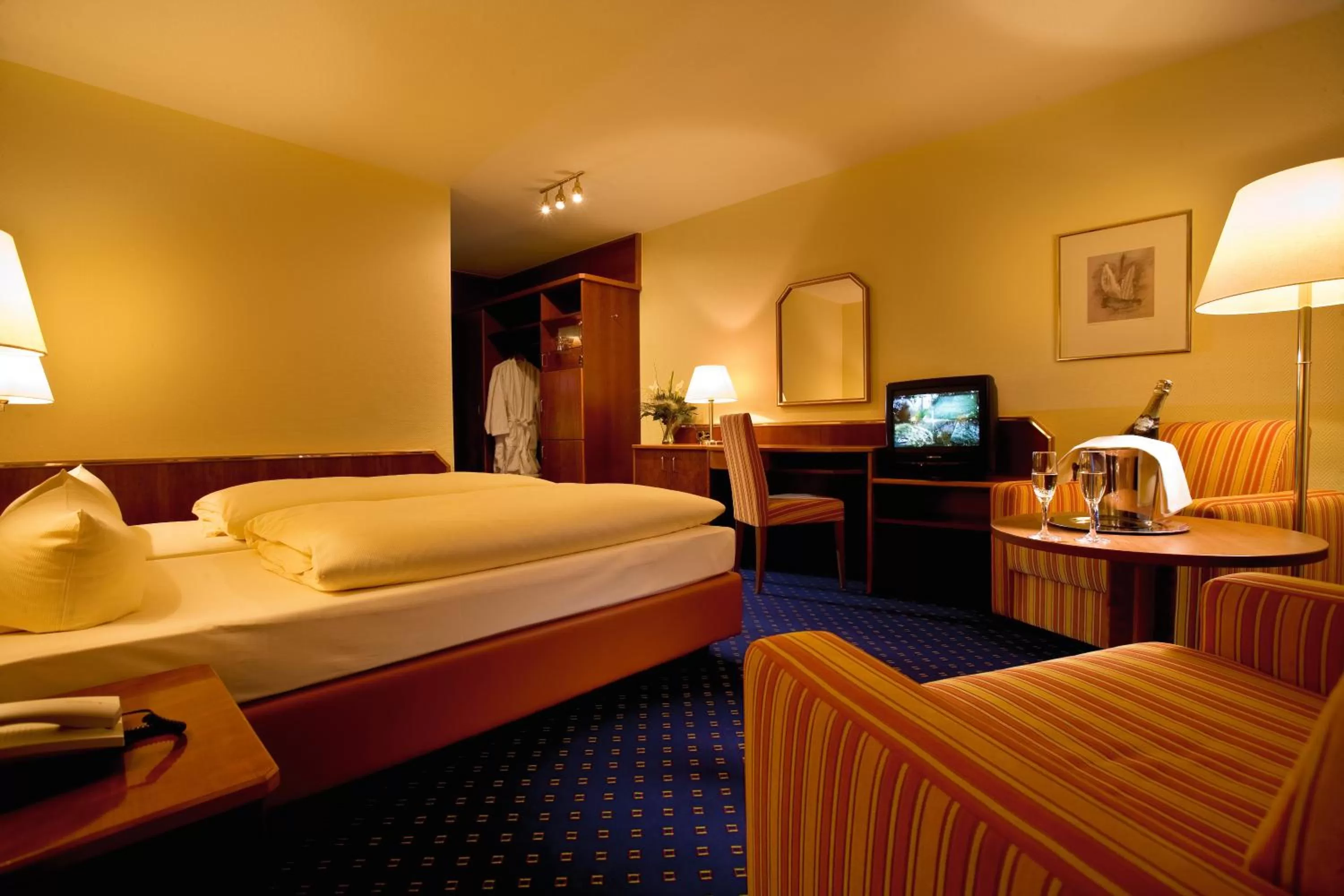 Photo of the whole room, Bed in Sieben Welten Hotel & Spa Resort