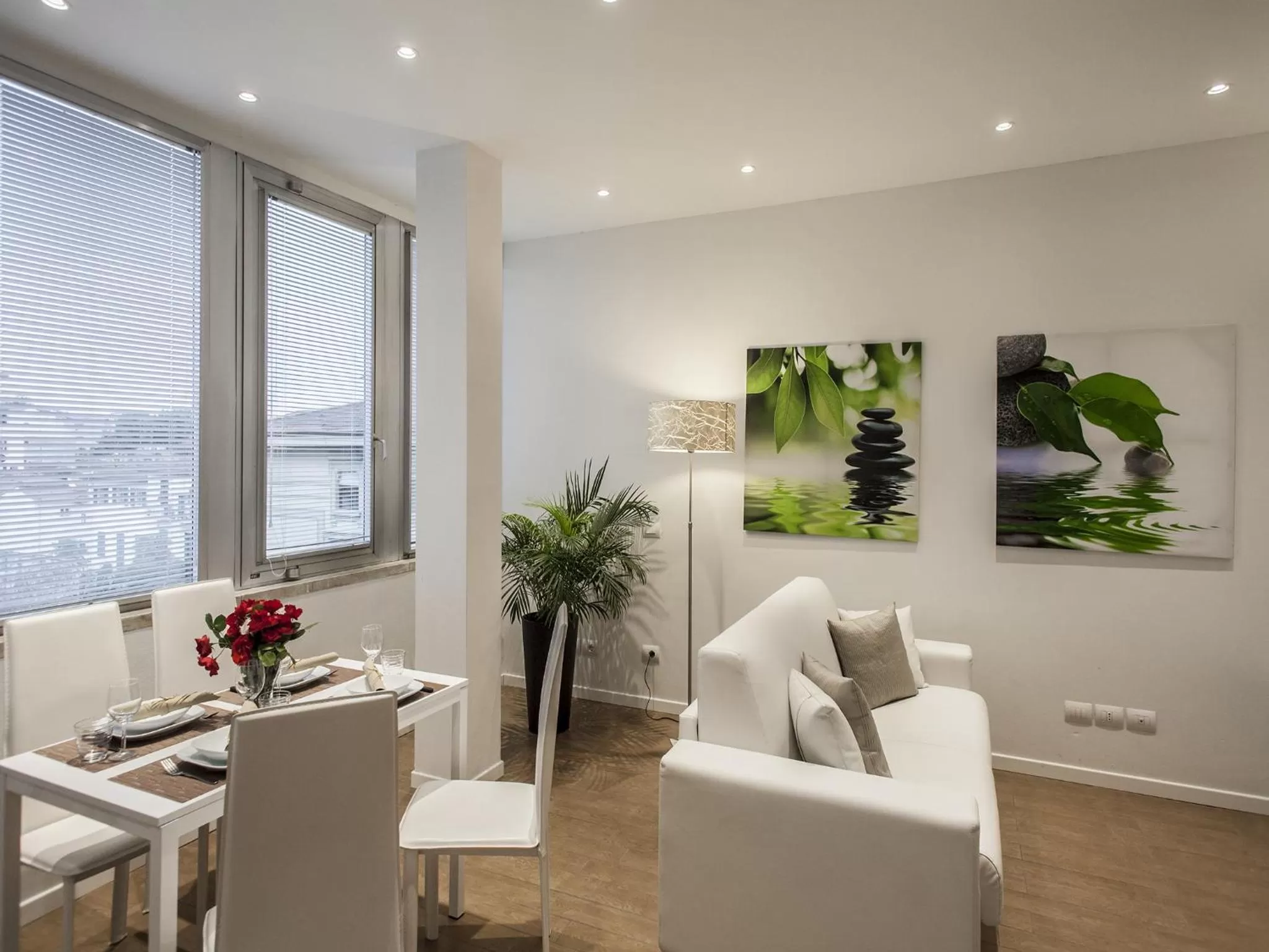 Seating area in La Farina Apartments