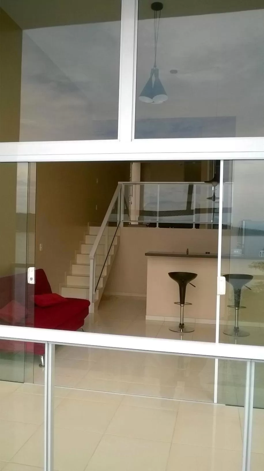 Seating area in Ocean Green Flats