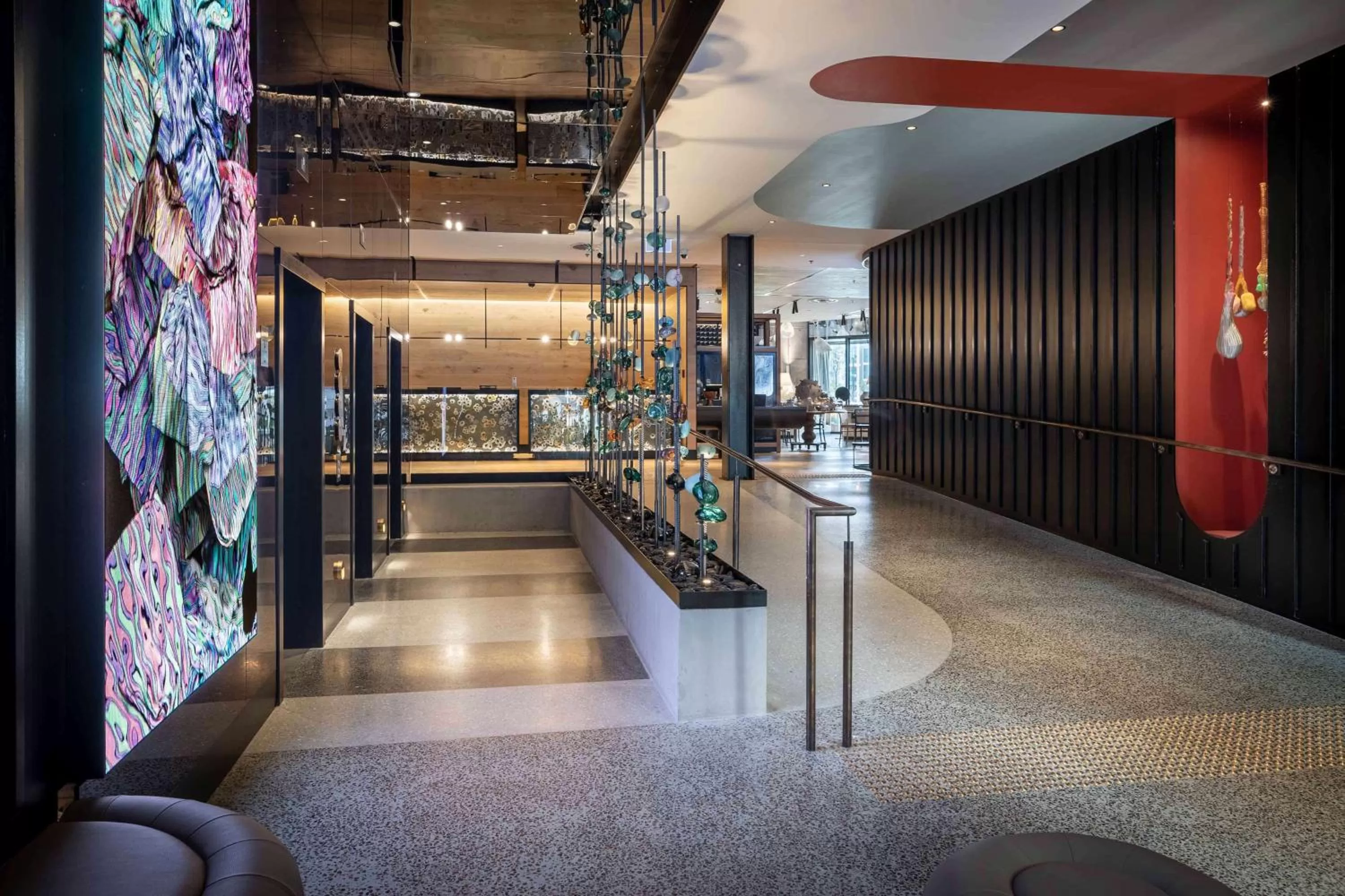 Lobby or reception in QT Auckland