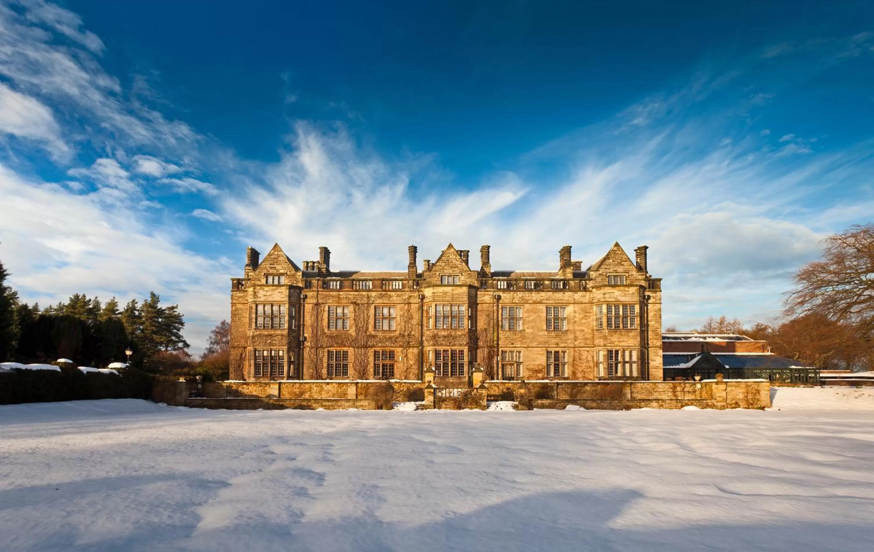 Facade/entrance in Gisborough Hall Hotel