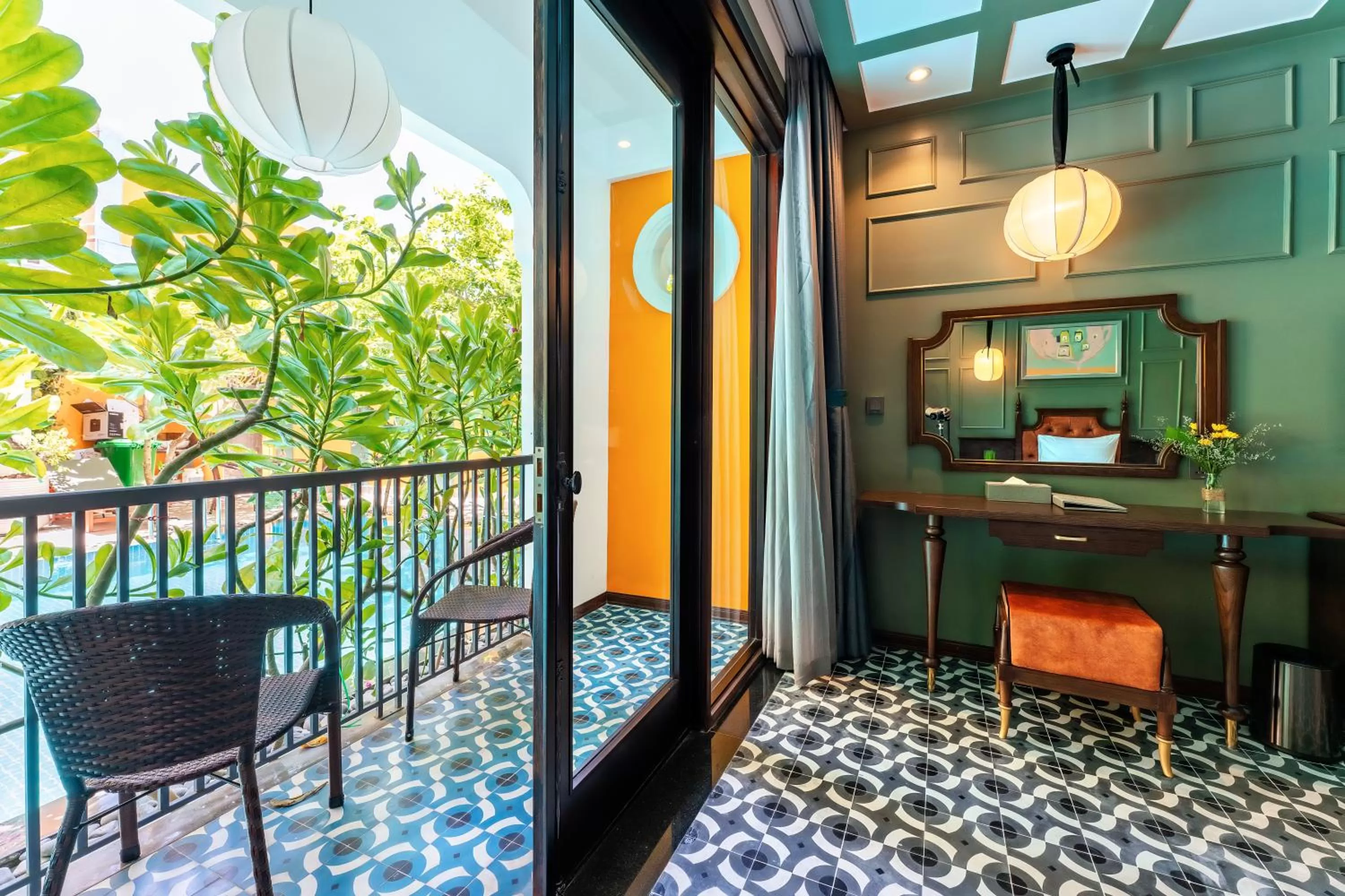 Balcony/Terrace in Son Hoi An Boutique Hotel & Spa