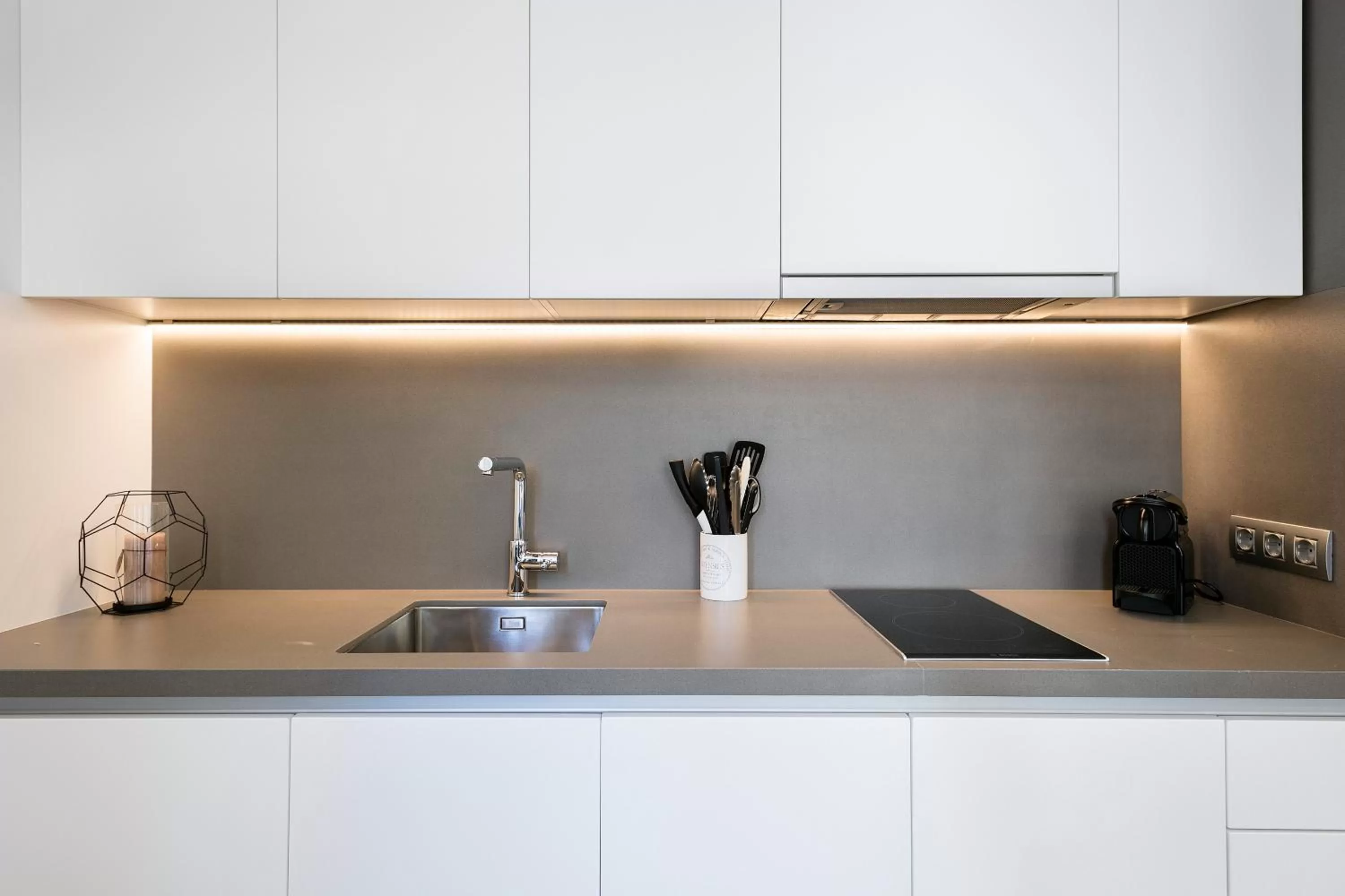 Kitchen or kitchenette in Murmuri Residence Mercader