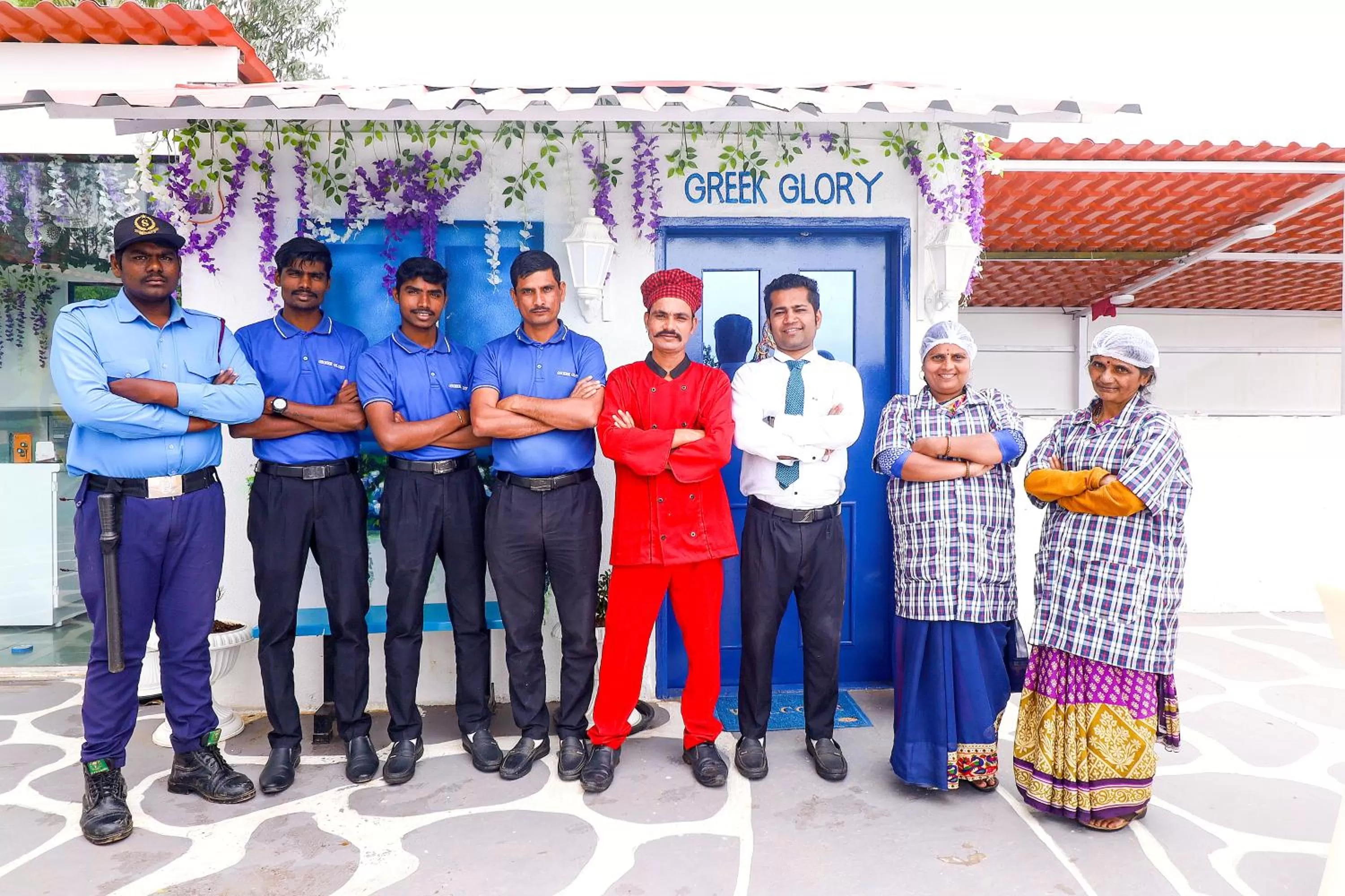 Staff in Hotel Greek Glory