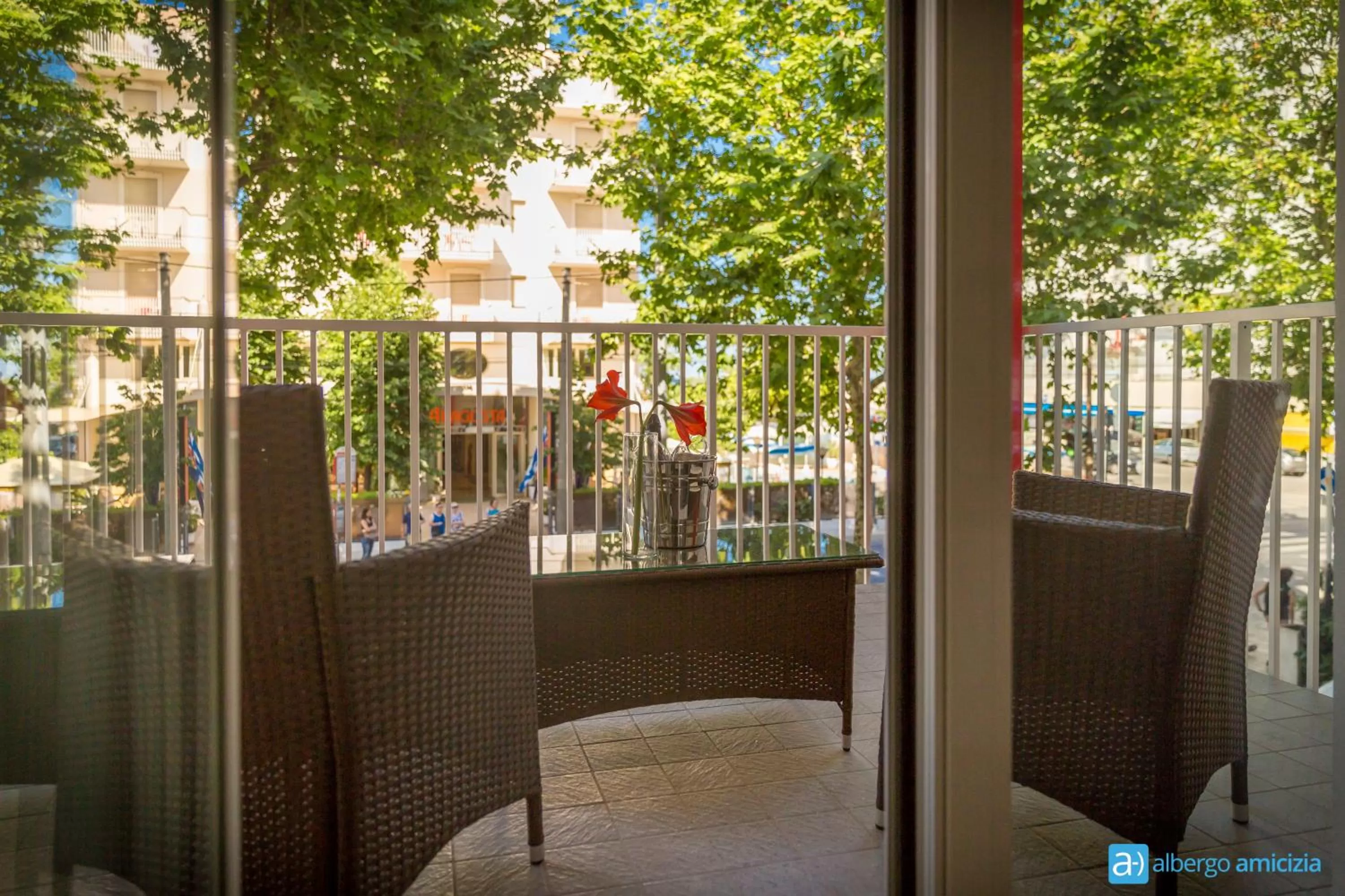 Balcony/Terrace in Hotel Amicizia