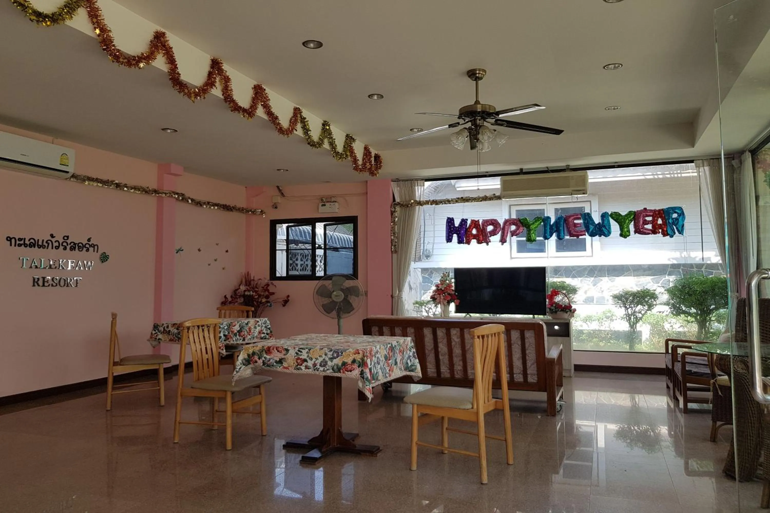 Seating area in TaLeKaew Resort SHA