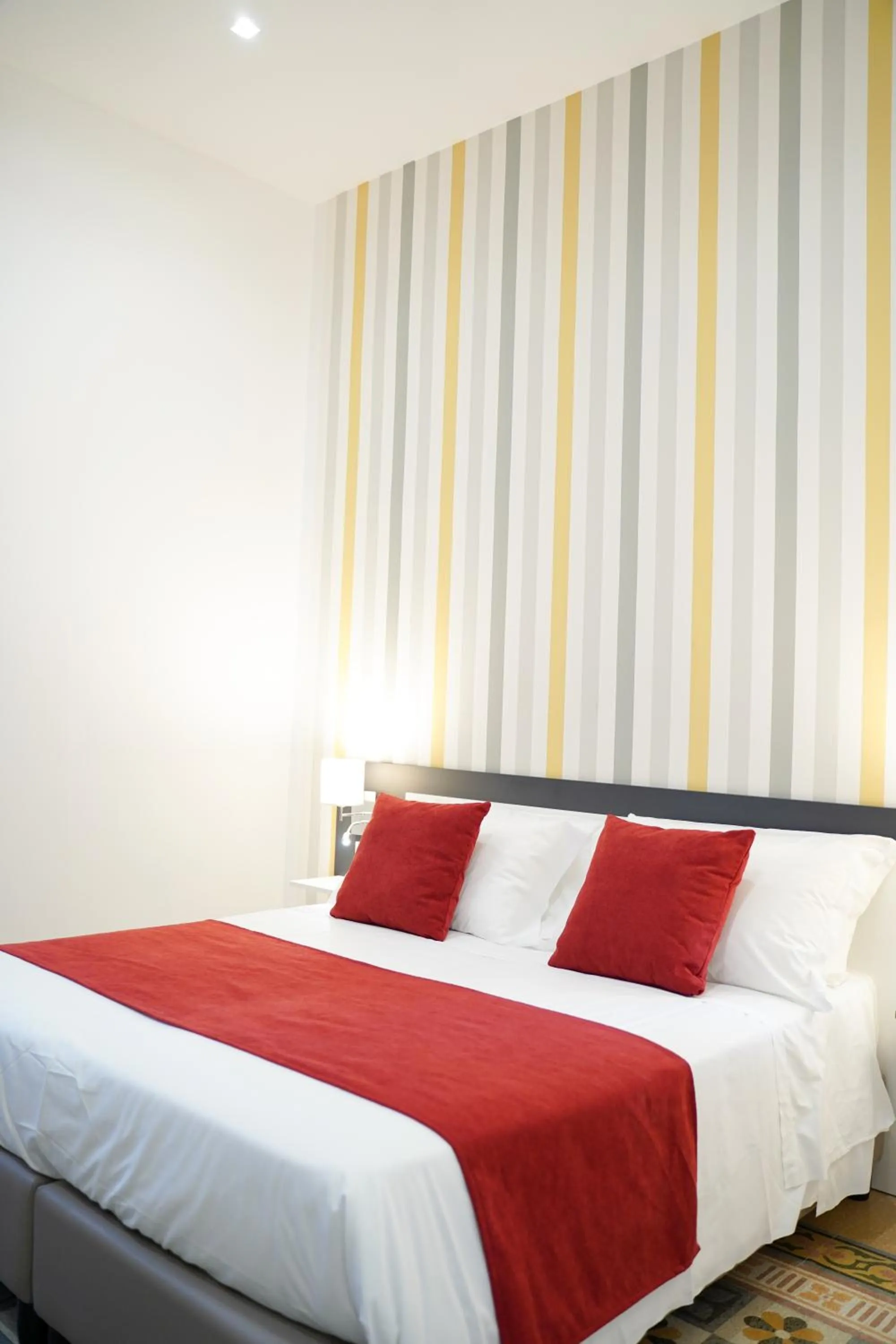 Bed in Hotel Cimarosa