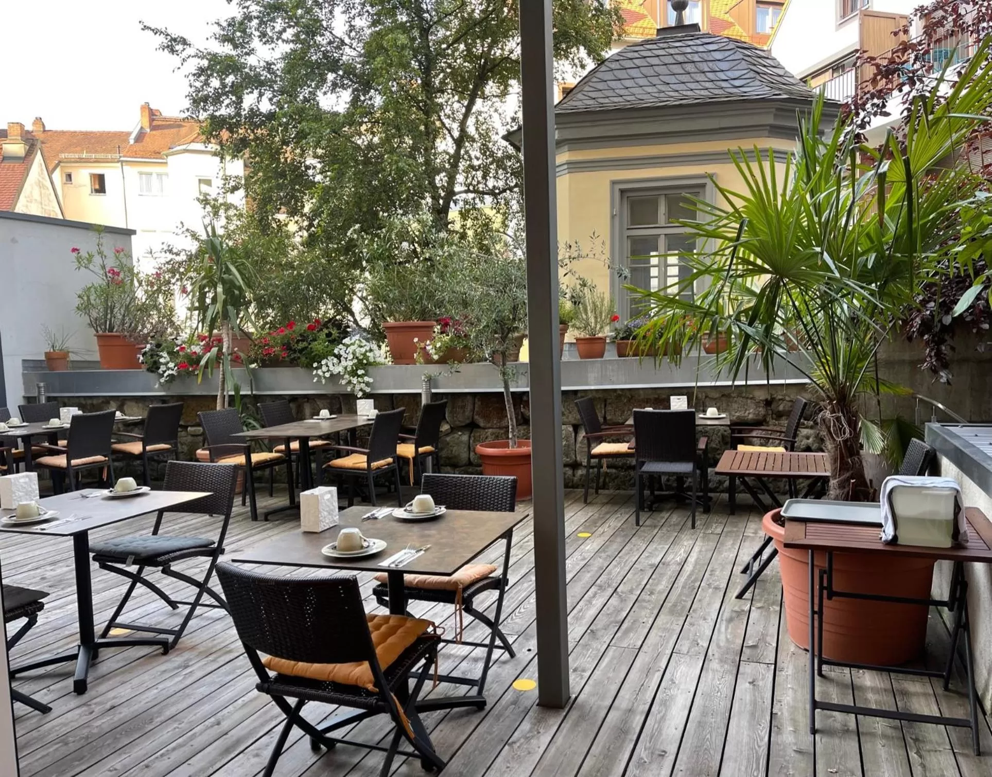 Balcony/Terrace in Hotel Central