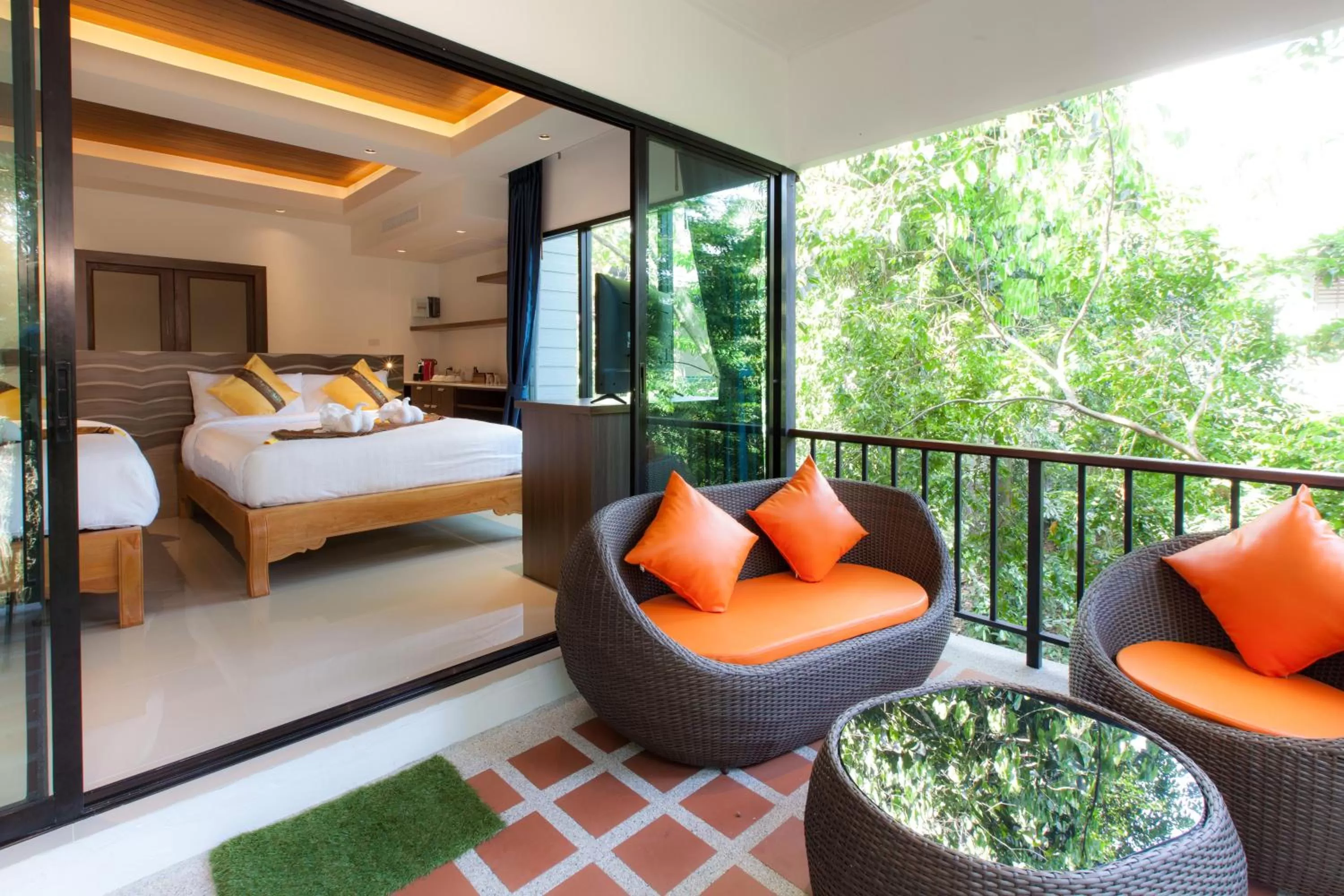 Balcony/Terrace in Rock and Tree House Resort