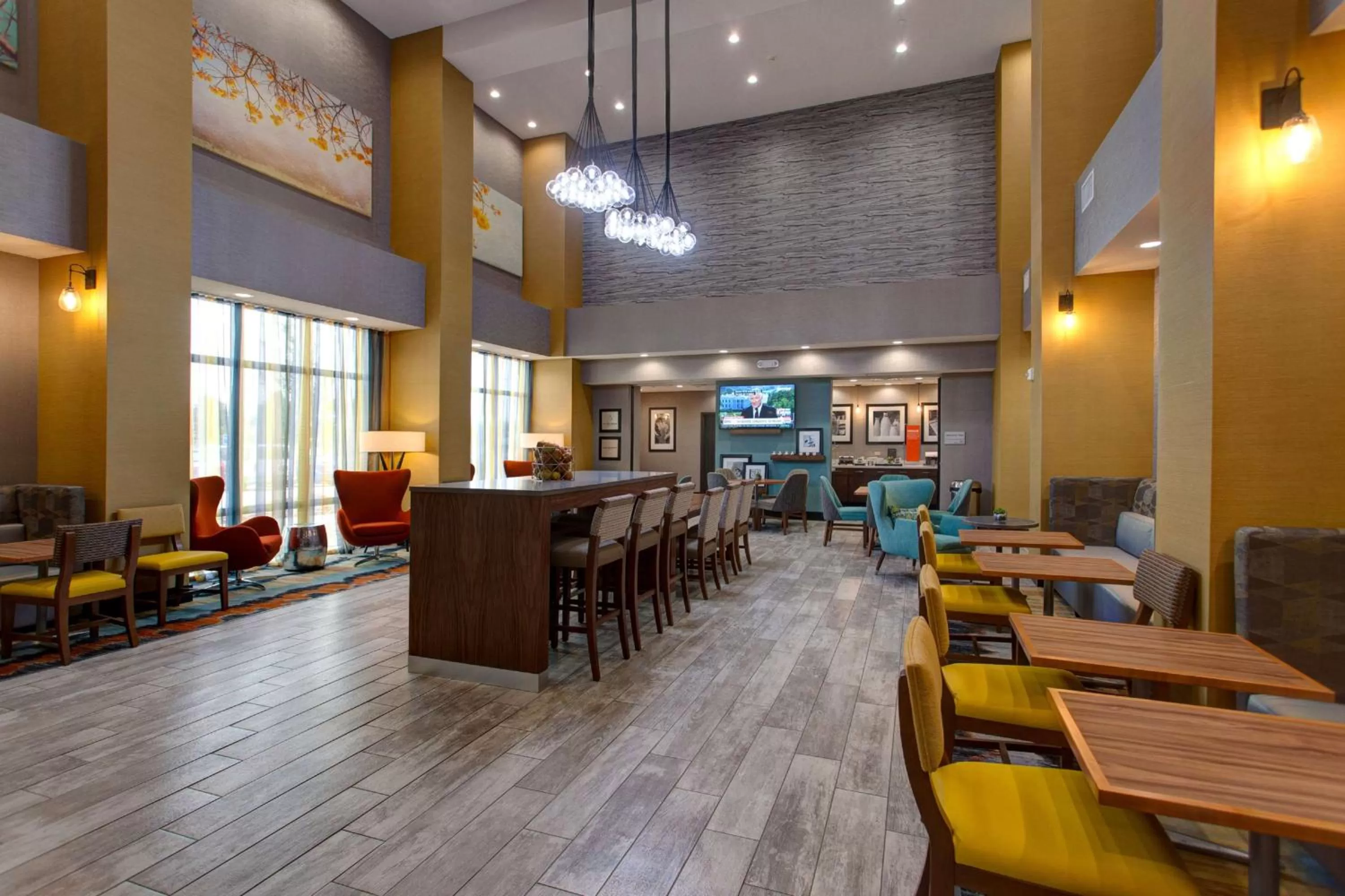 Lobby or reception in Hampton Inn & Suites-Wichita/Airport, KS