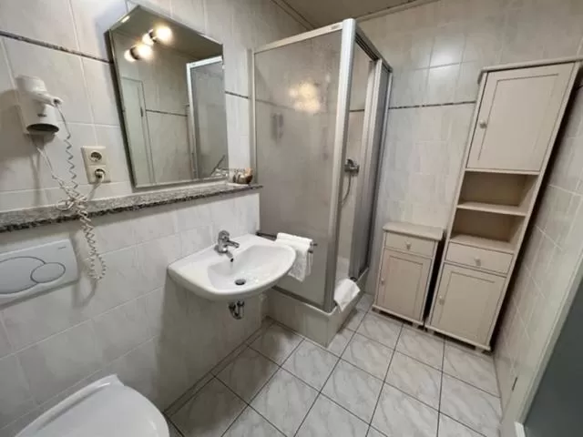 Bathroom in Hotel Rehkitz