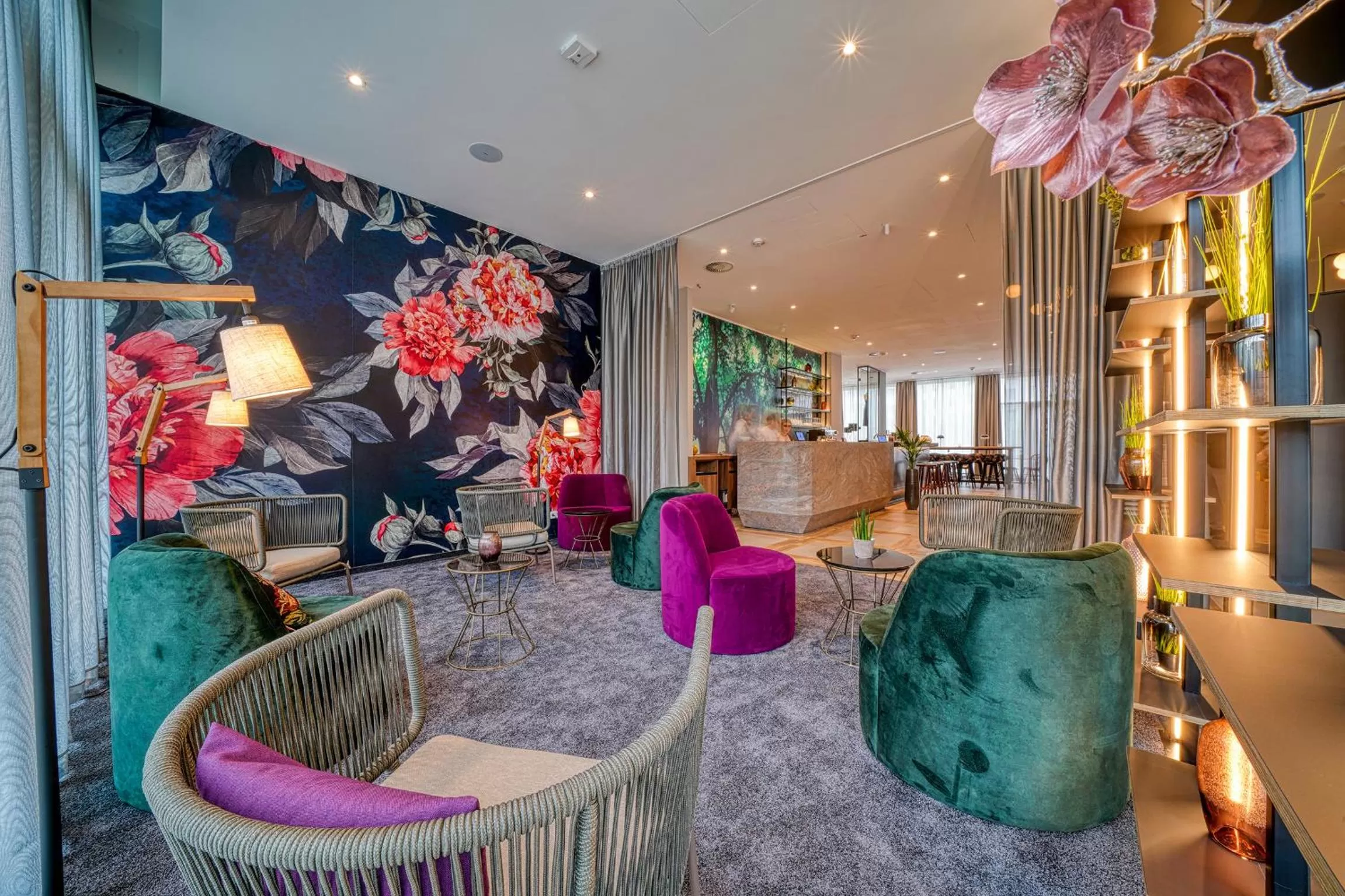 Lobby or reception in Vienna House Easy by Wyndham Freiburg City