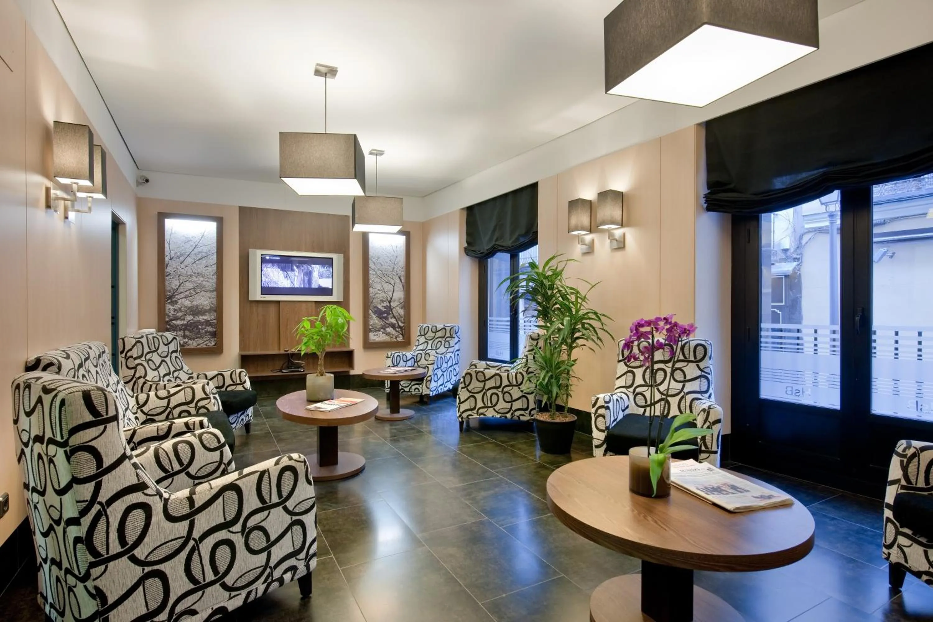 Lobby or reception in Hostal Ballesta