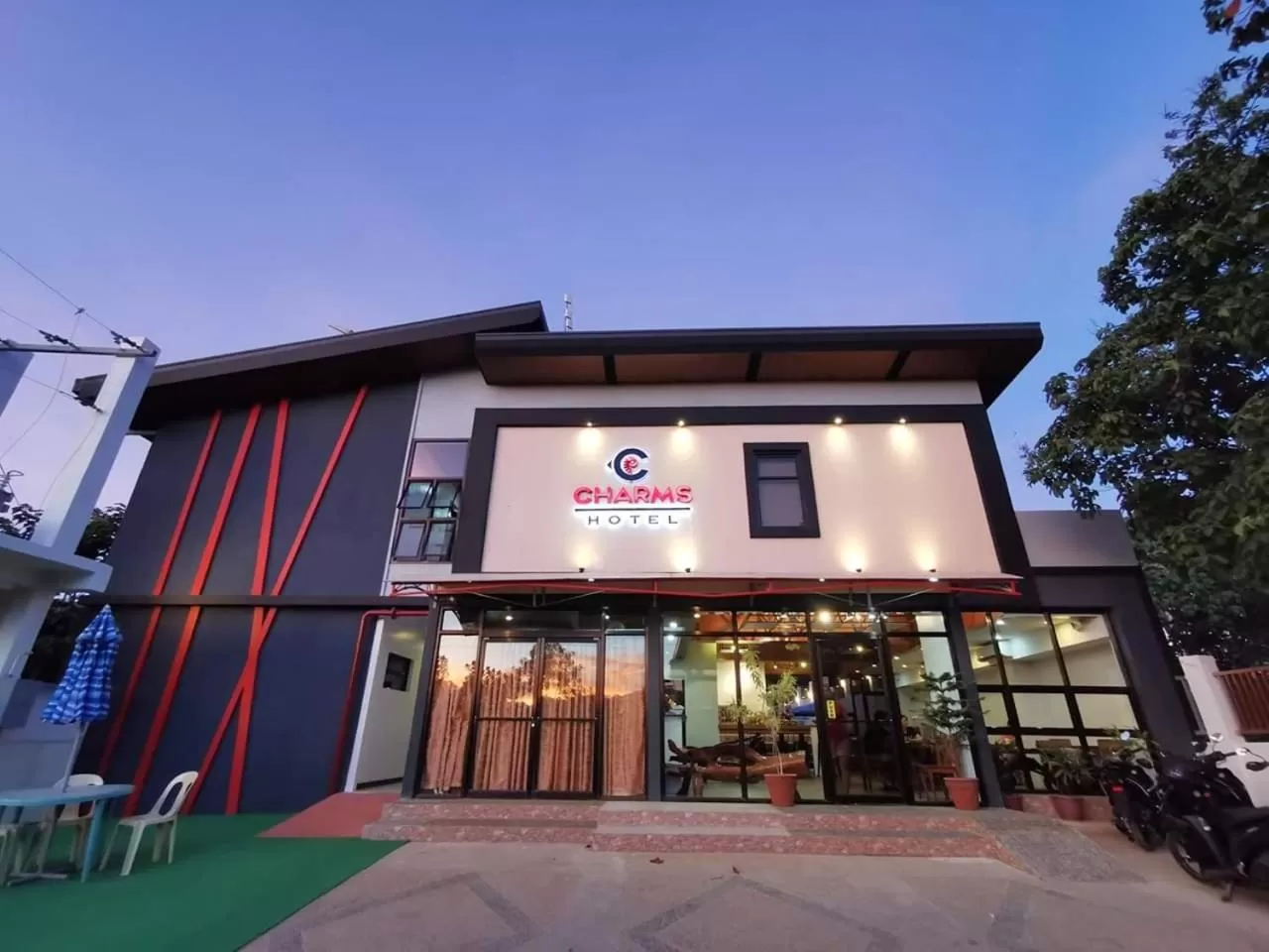 Property building in Charms Hotel