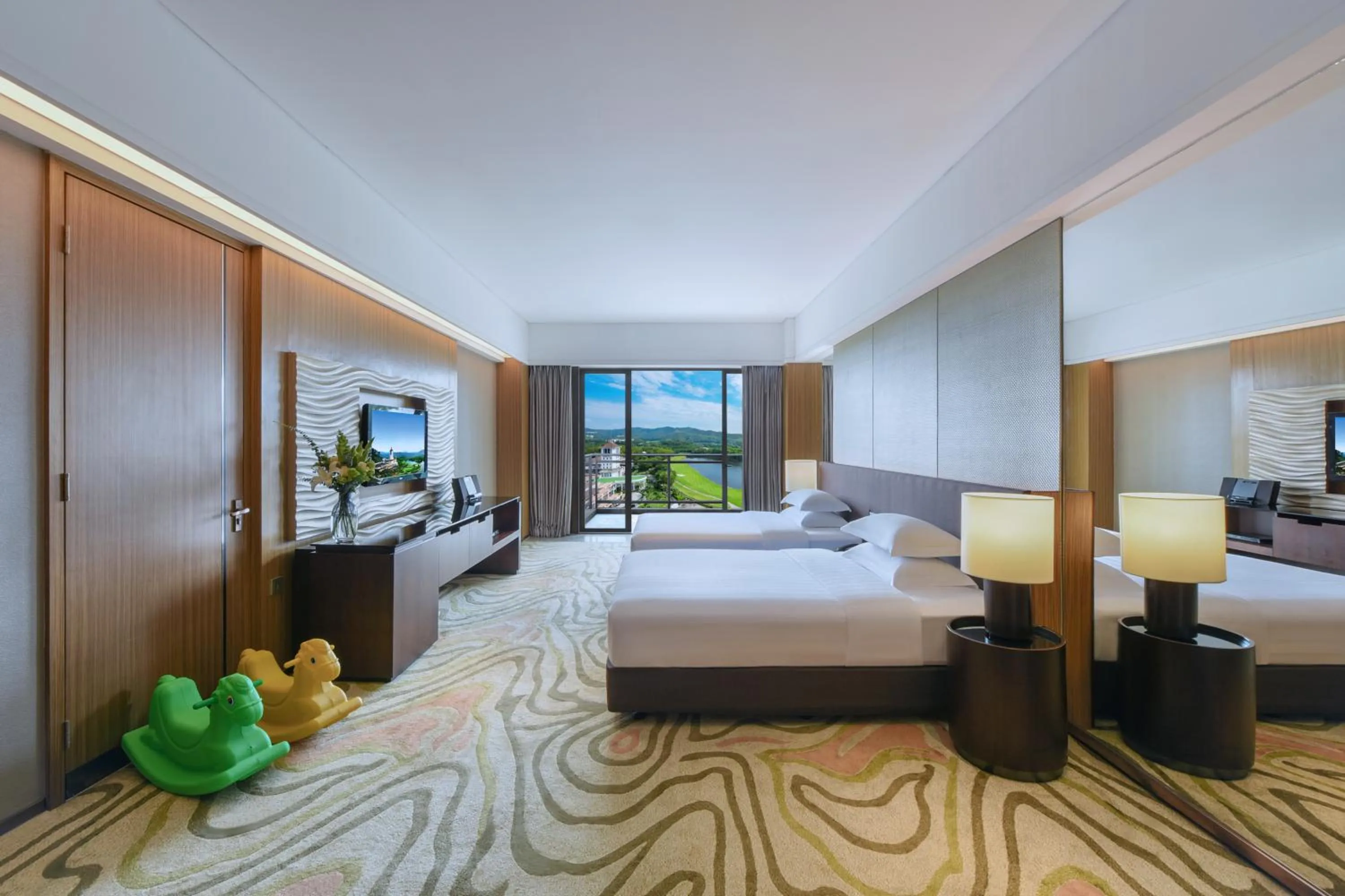 Bed in Mission Hills Hotel Resorts Dongguan