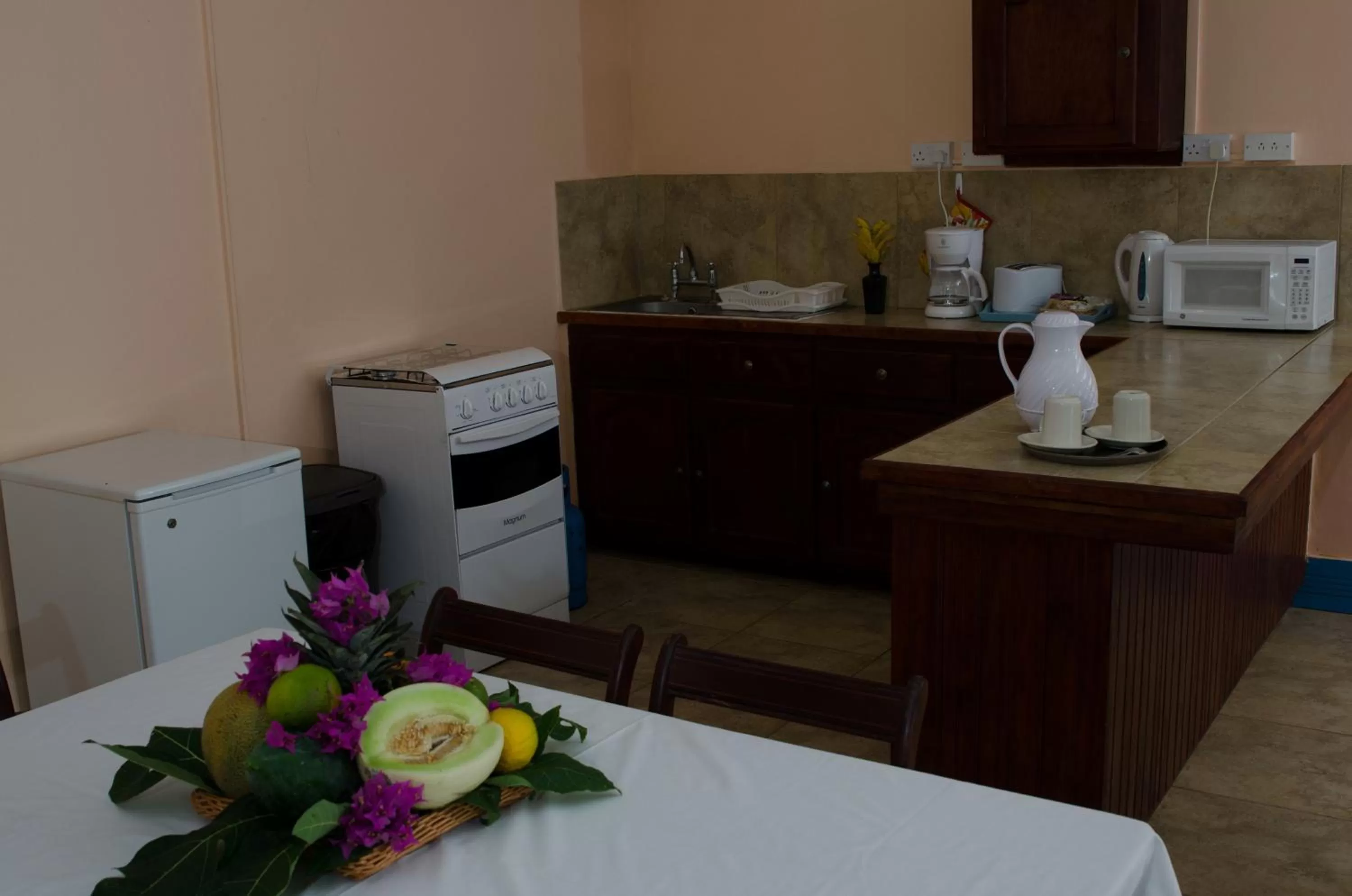 Coffee/tea facilities, Kitchen/Kitchenette in La Haut Resort