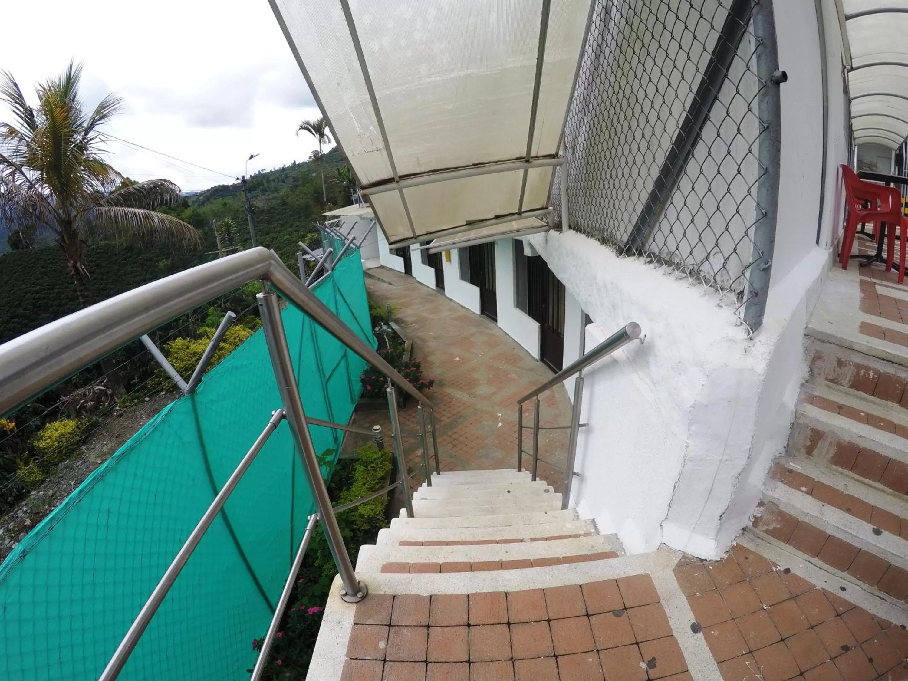 View (from property/room), Balcony/Terrace in Sky Club Eco Hotel