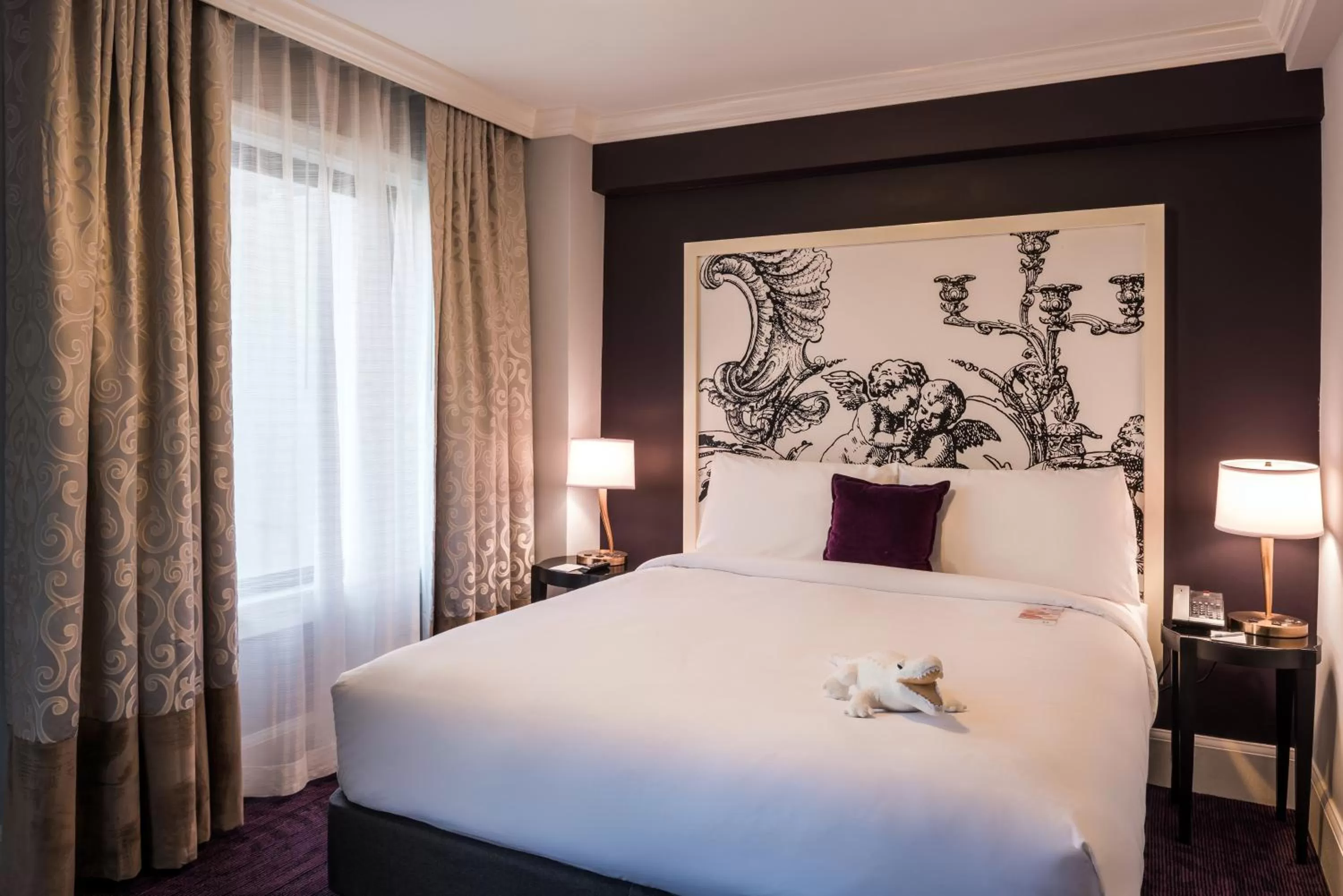 Bedroom, Bed in Hotel Vinache