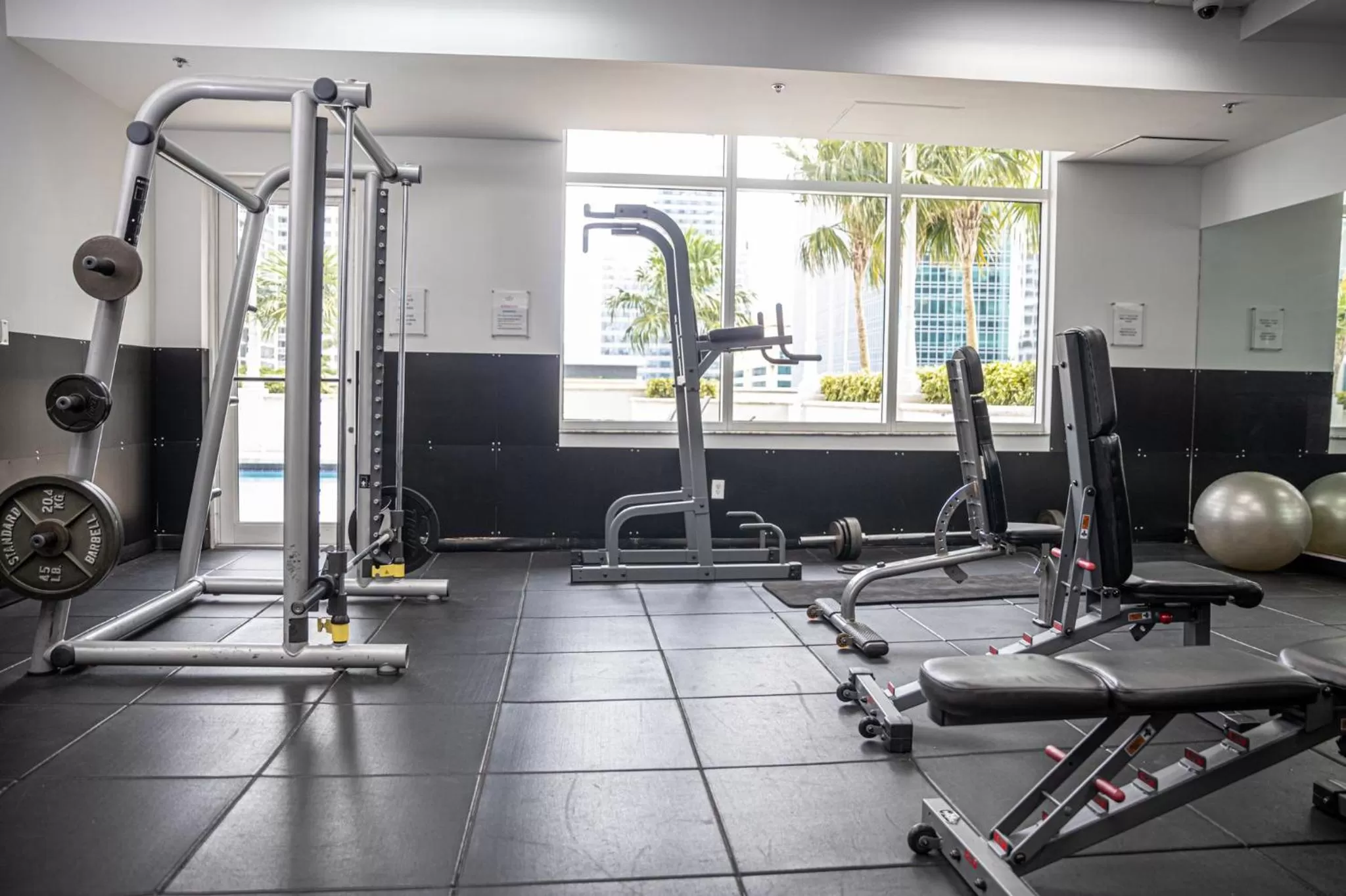 Fitness centre/facilities in Modern and Luxurious Brickell Studio