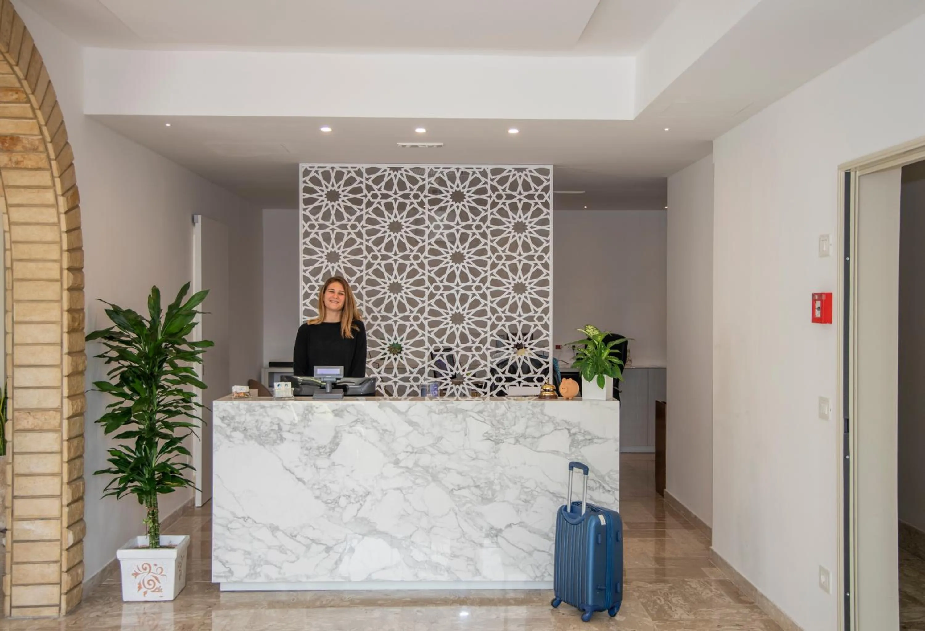 Lobby or reception in Hotel Adriatico