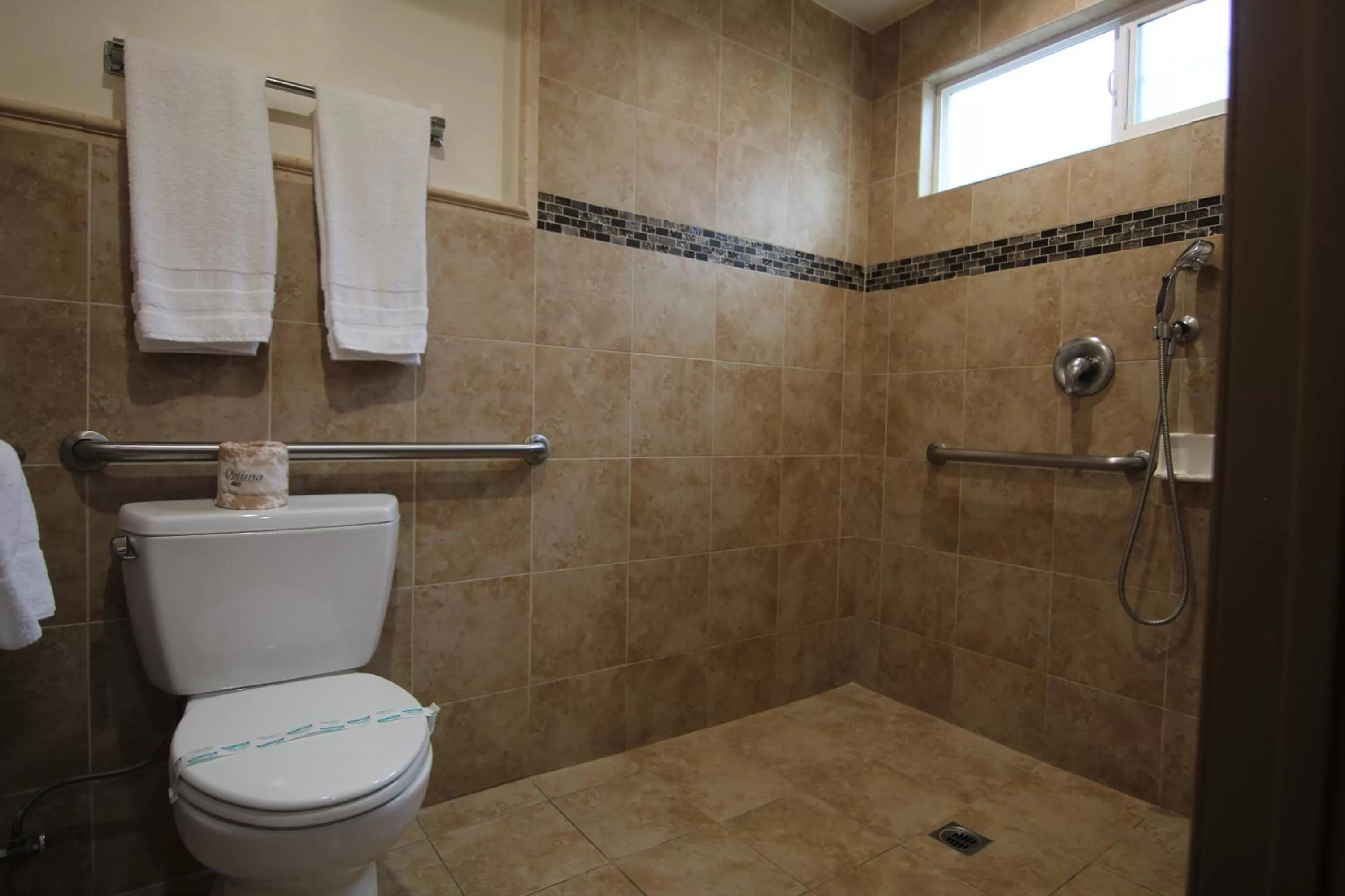 Shower in Dunes Inn - Sunset