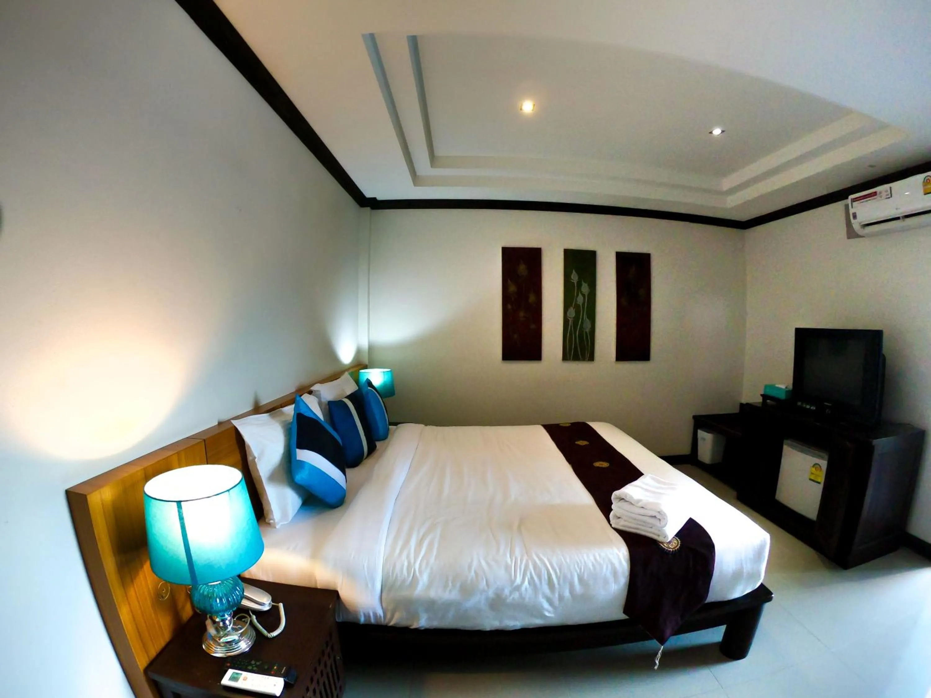 Bed in Queen Boutique Hotel Chaweng
