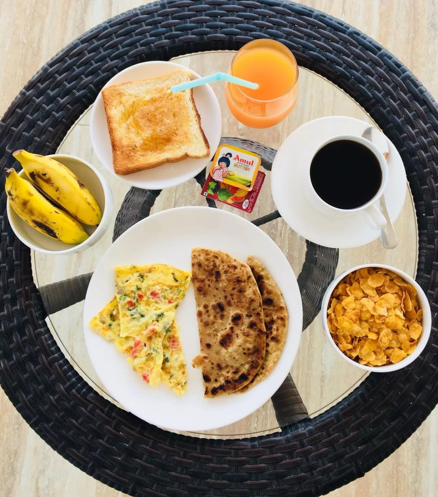 Food and drinks in The Bodhgaya Hotel School