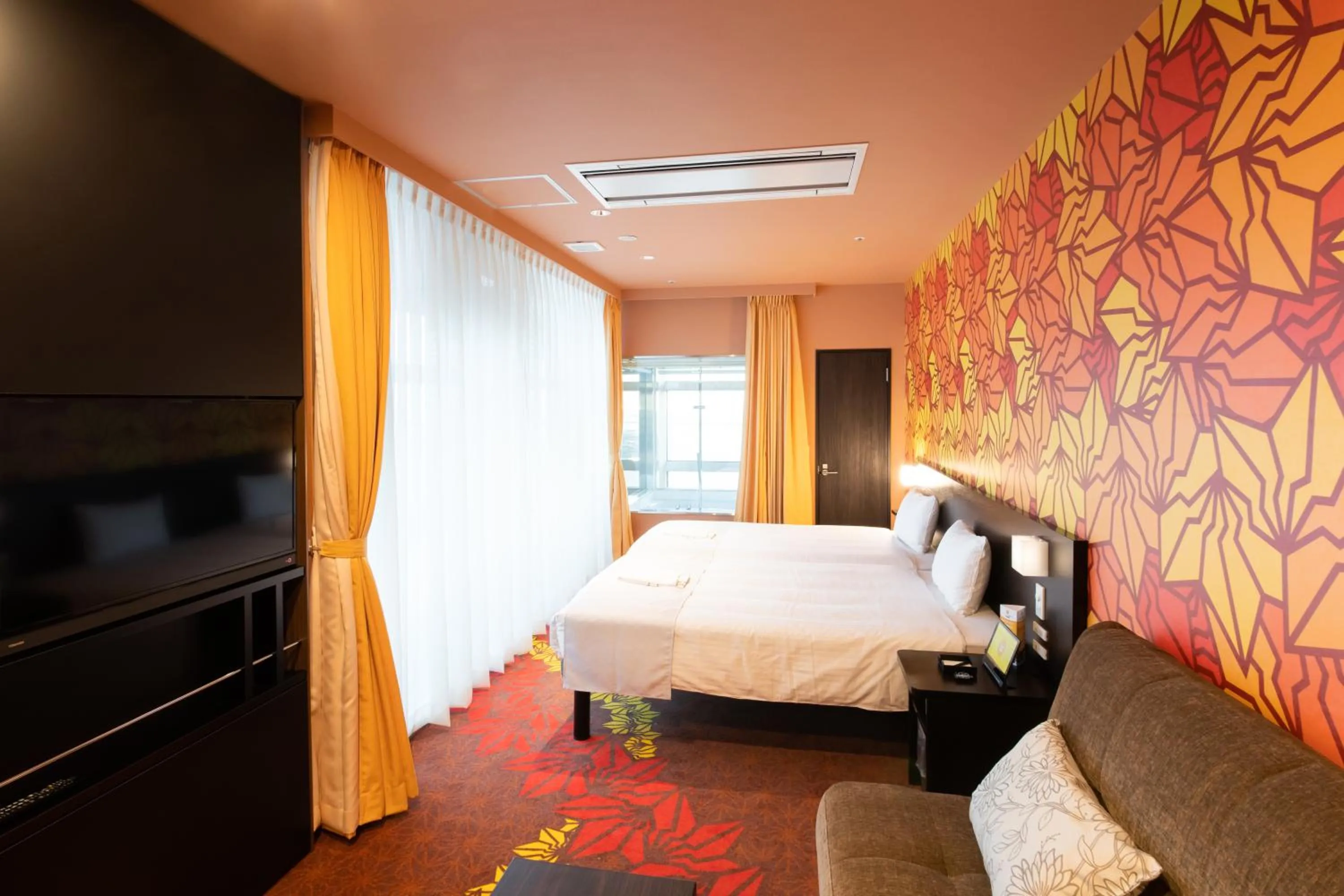 Bed in Sakishima Cosmo Tower Hotel