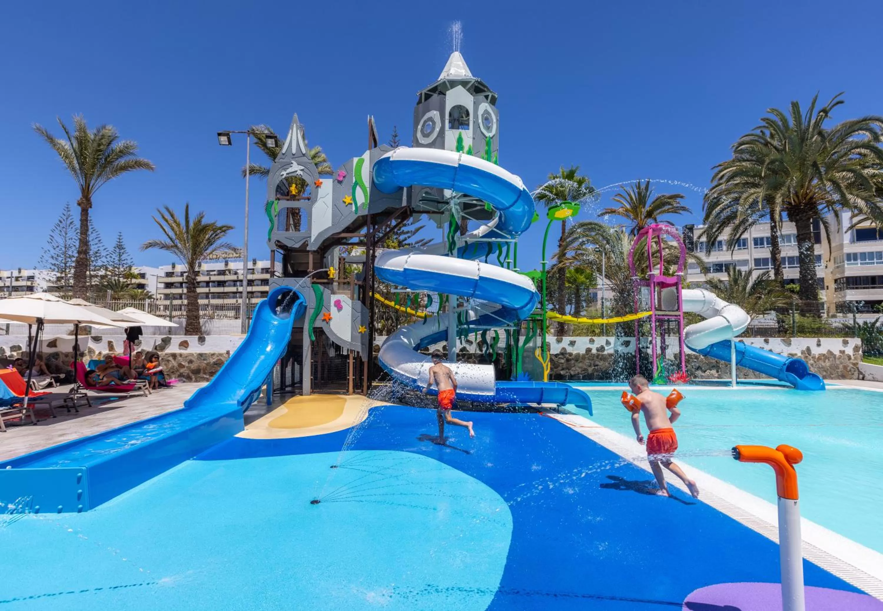 Aqua park in Abora Catarina by Lopesan Hotels