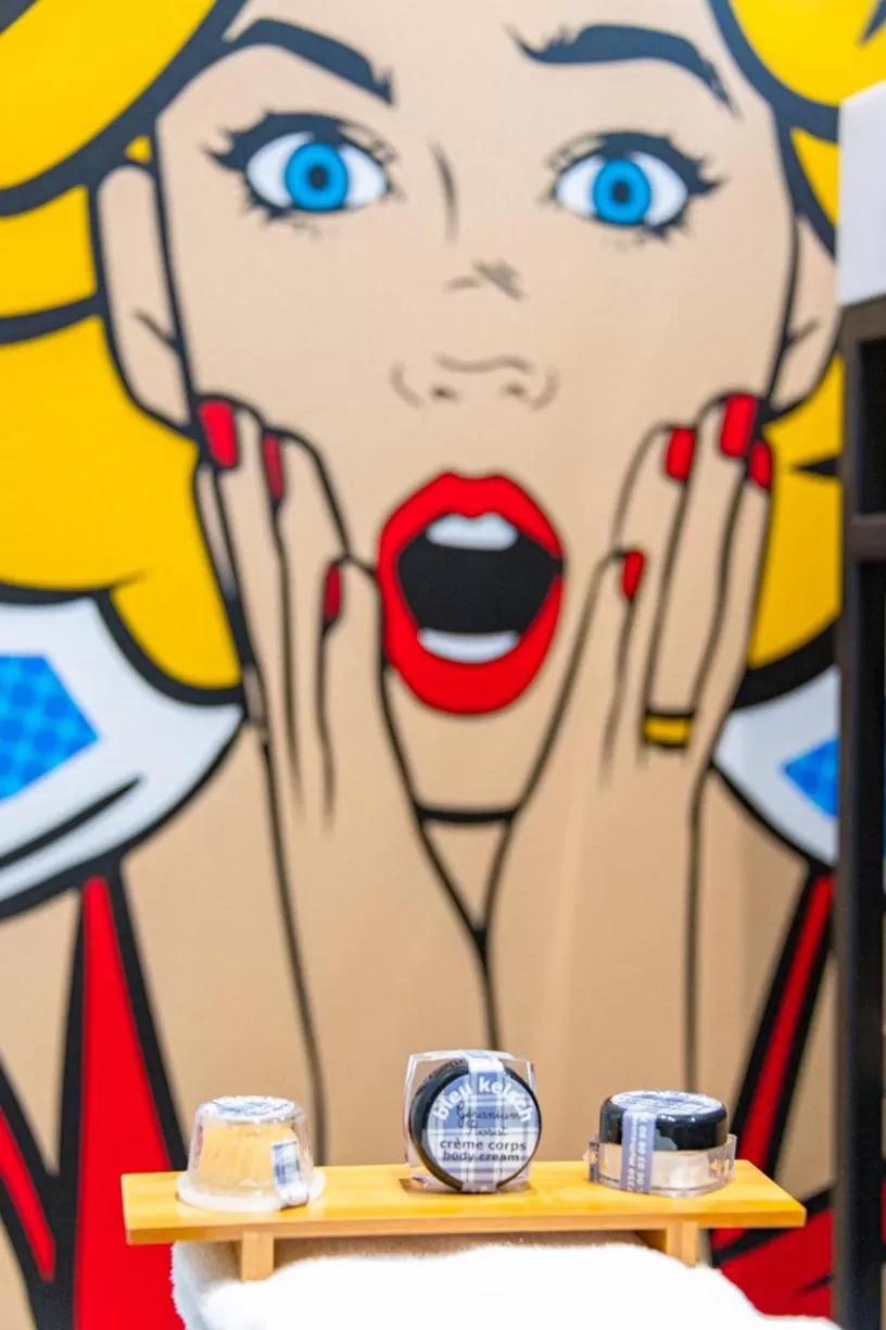 Bathroom in Hotel Beaucour