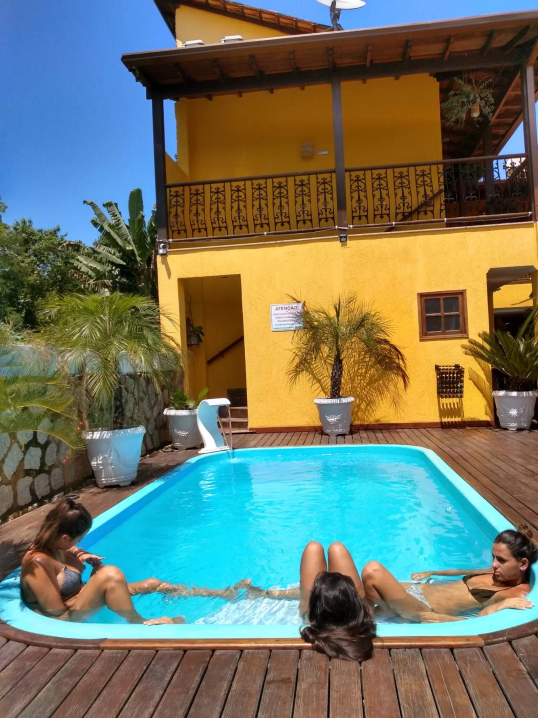 Swimming pool in Pousada Solar da Serra