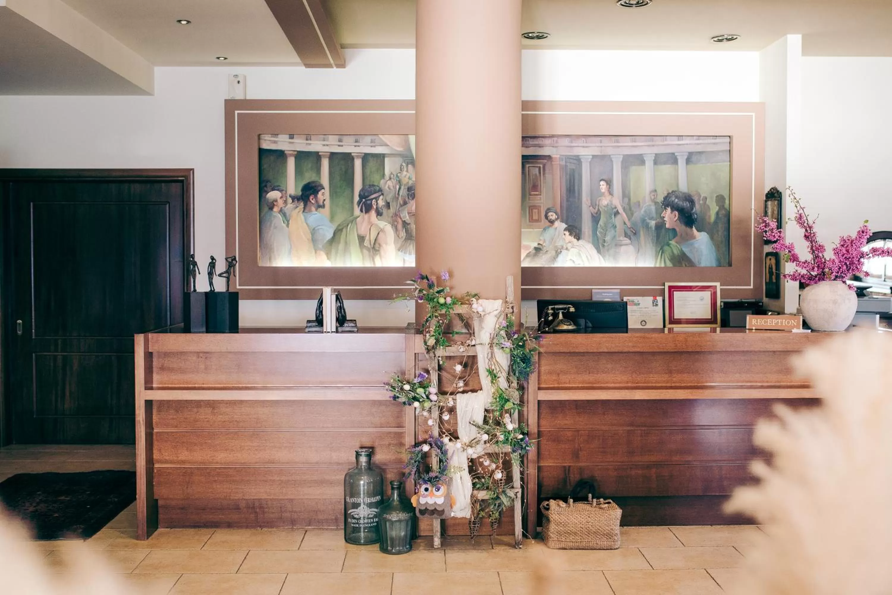 Lobby or reception in Althaia Hotel