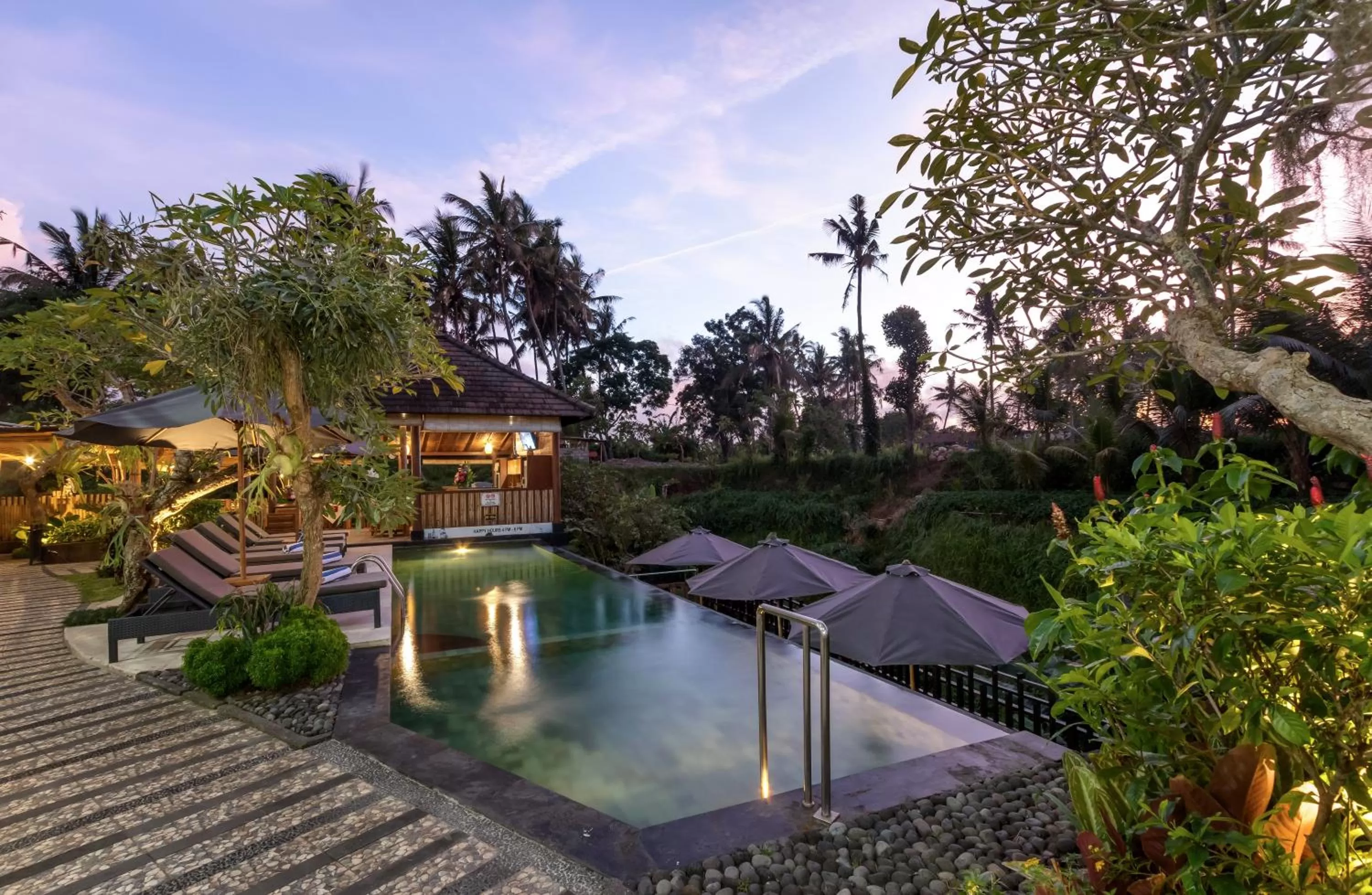 Swimming pool in Mayura Ubud Retreat