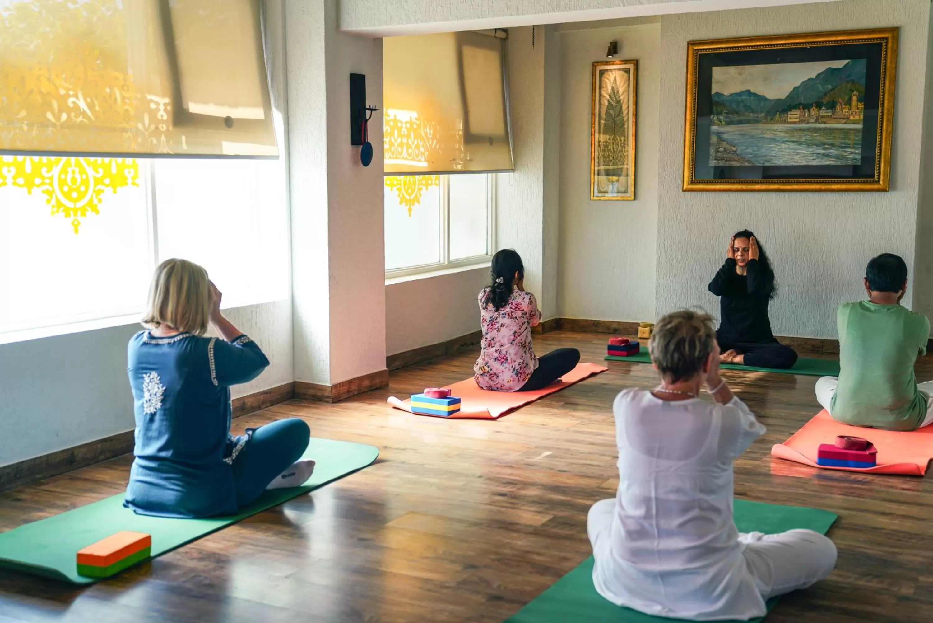 Activities in Yog Niketan By Sanskriti