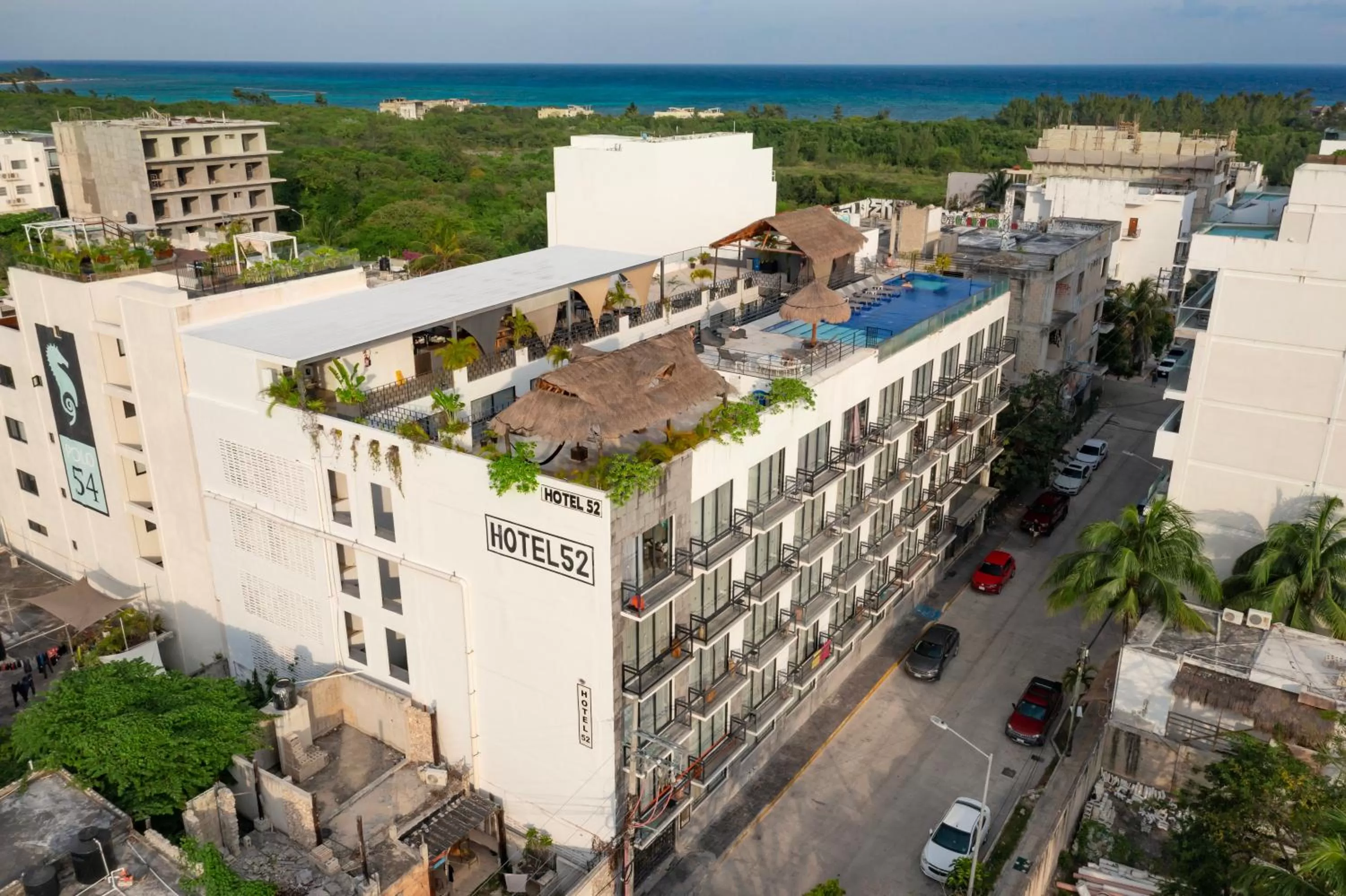 Bird's eye view in Hotel 52 Playa del Carmen