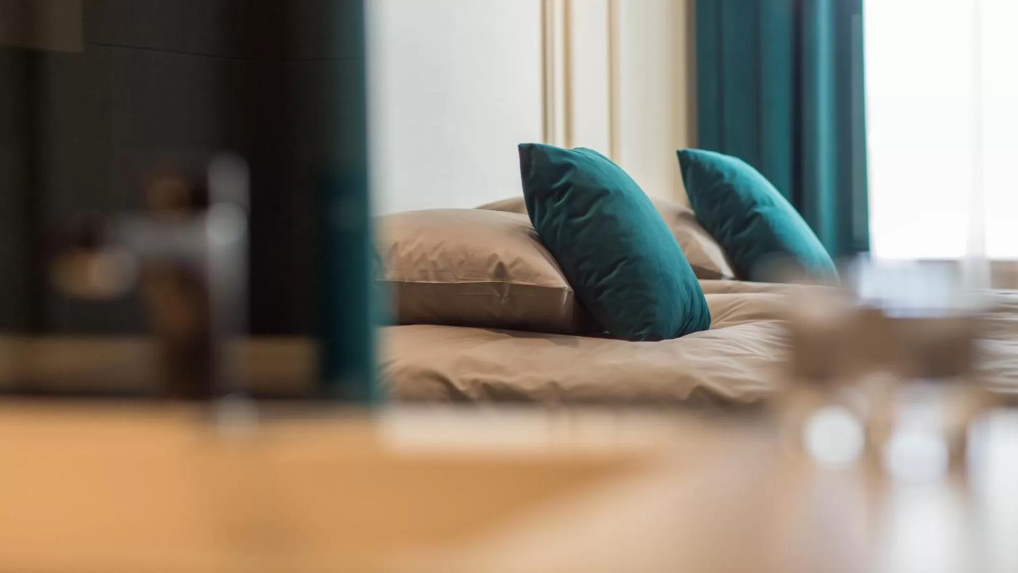 Decorative detail, Bed in Park Hotel Viljandi