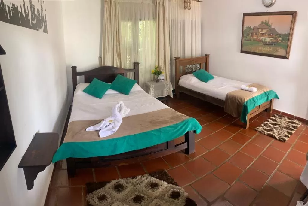 Bed in Hotel Campestre la Loma curiti