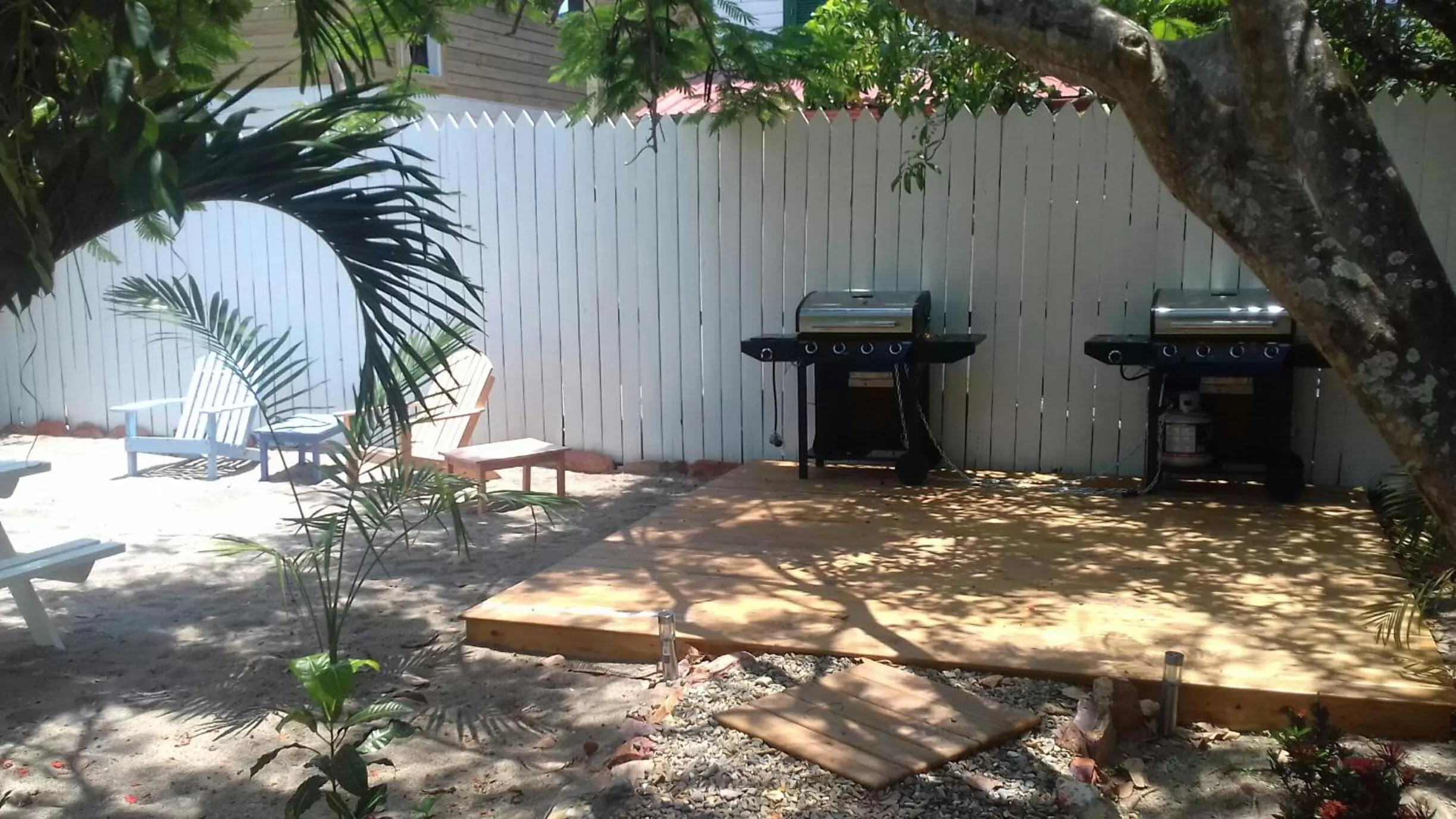 BBQ facilities in Placencia Villas