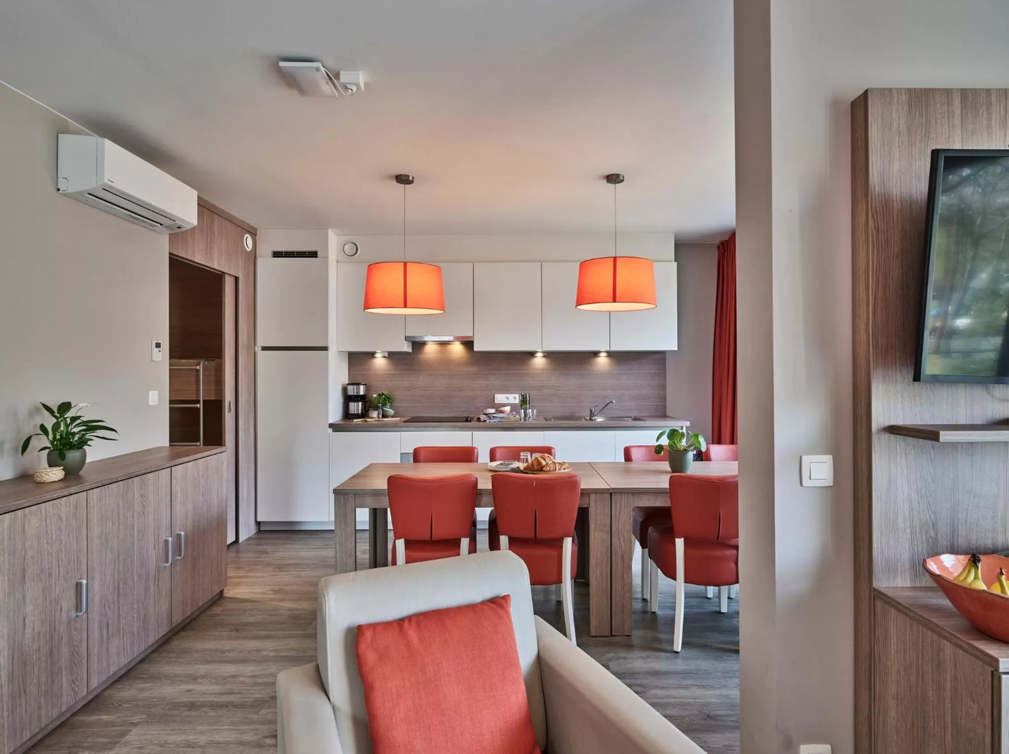 Kitchen or kitchenette in Green Resort Limburg